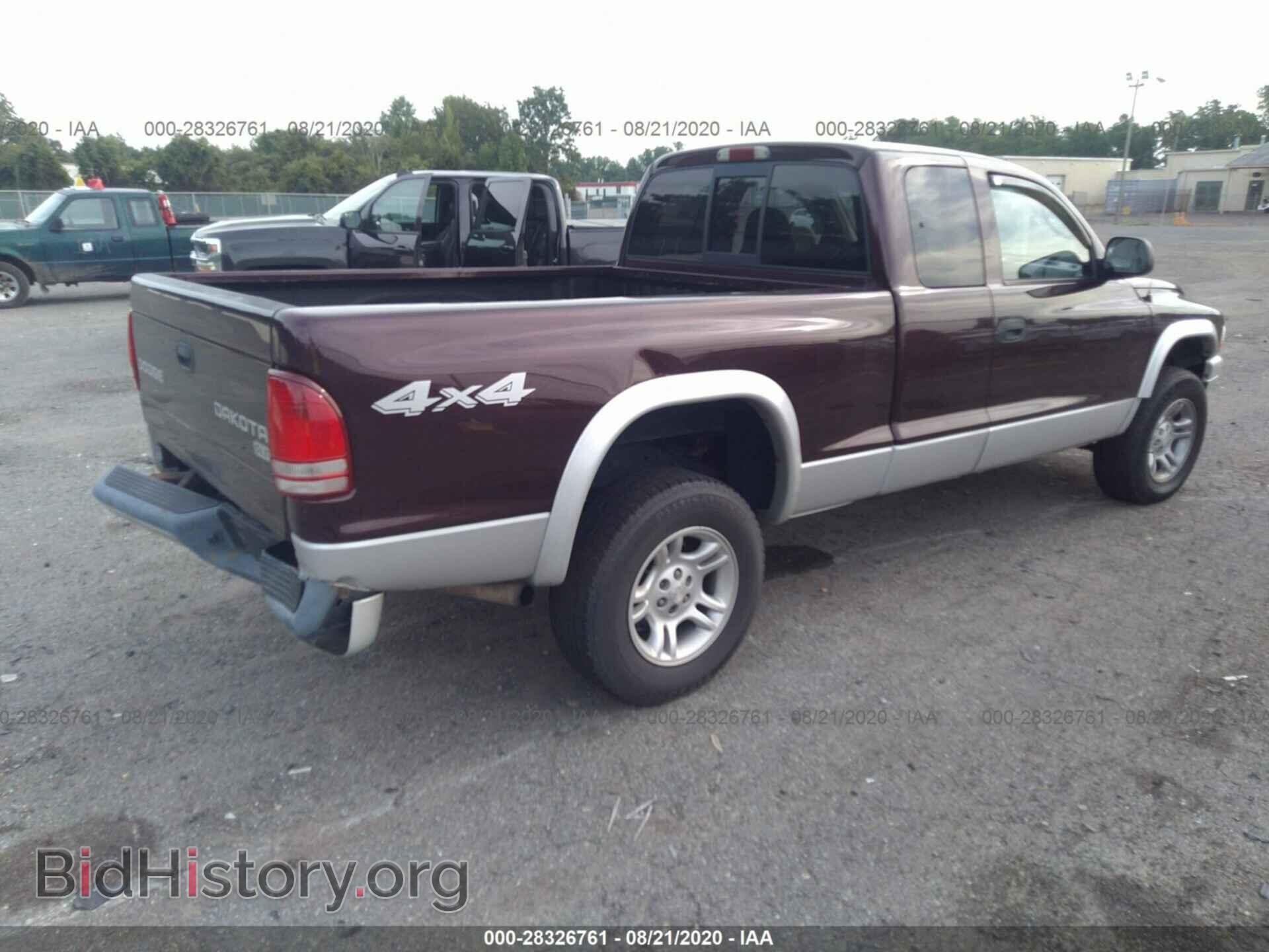 2004 DODGE DAKOTA - VIN: 1D7HG42N24S651662 - Фото 4