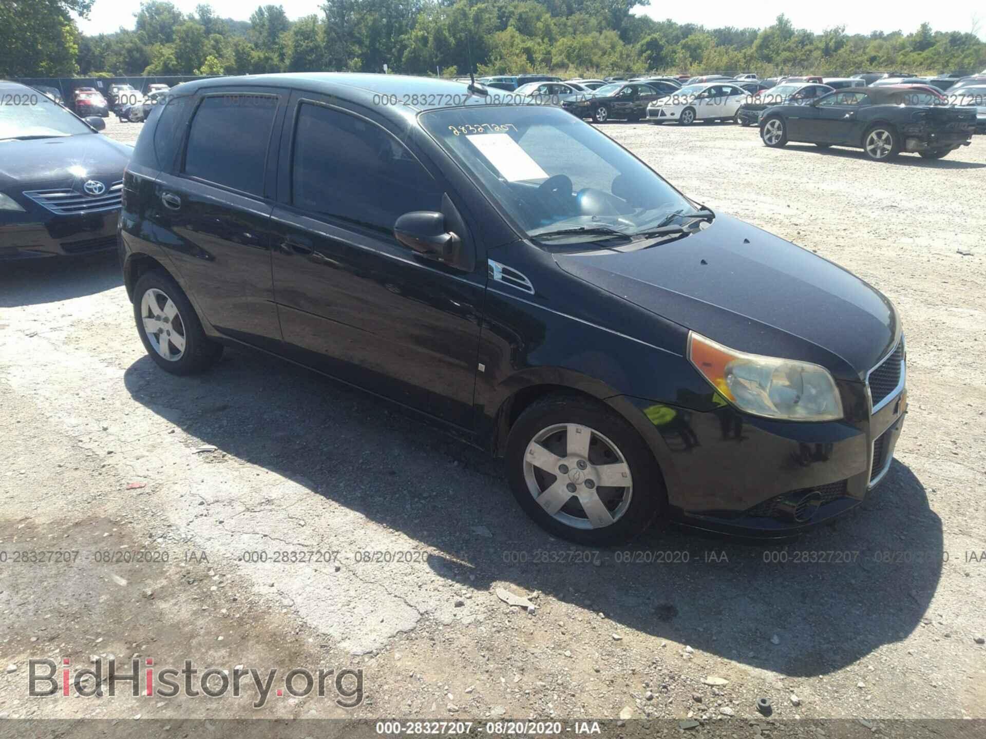 Photo KL1TD66E09B339485 - CHEVROLET AVEO 2009