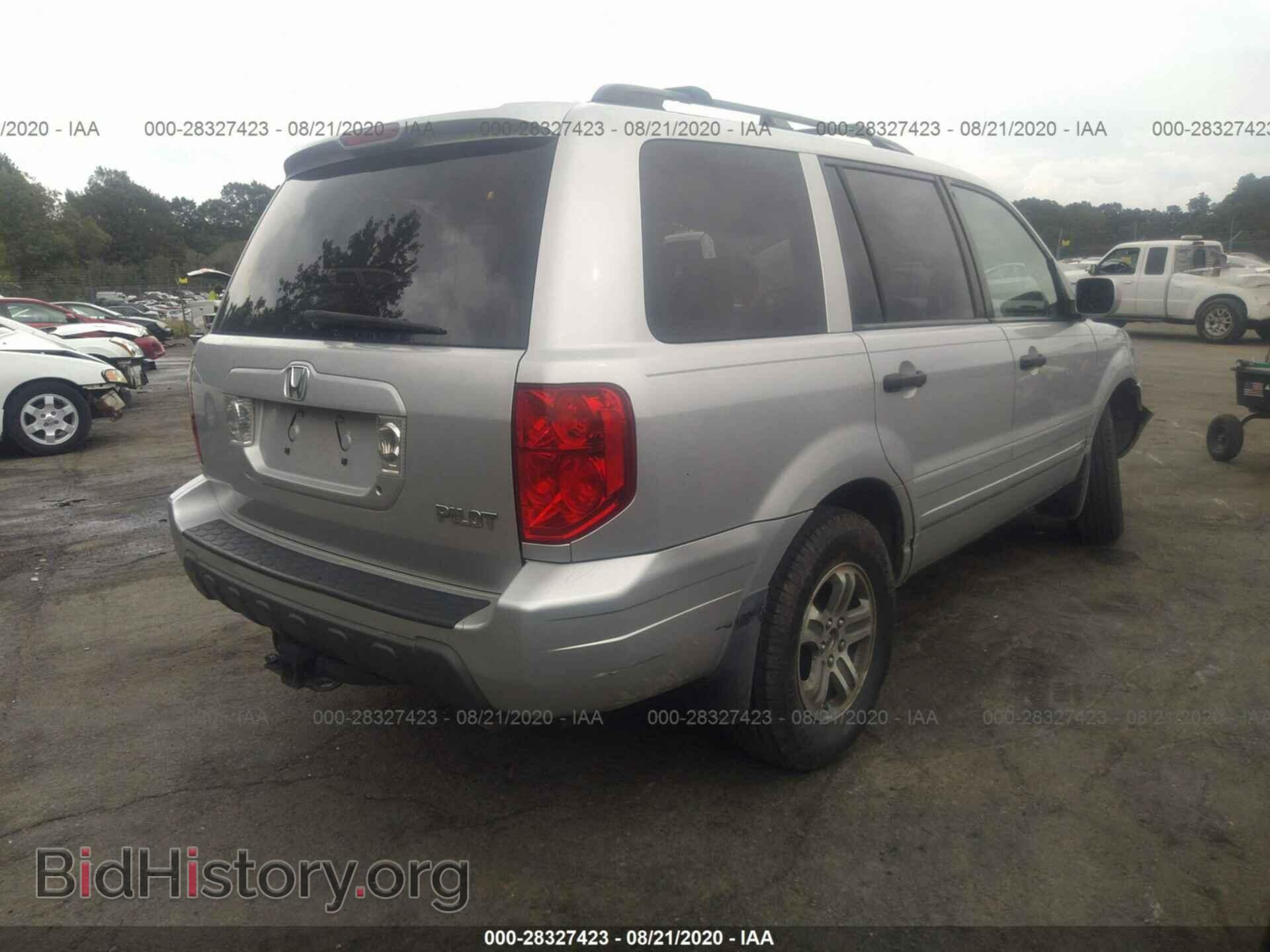 2005 HONDA PILOT - VIN: 2HKYF18775H515984 - Фото 4