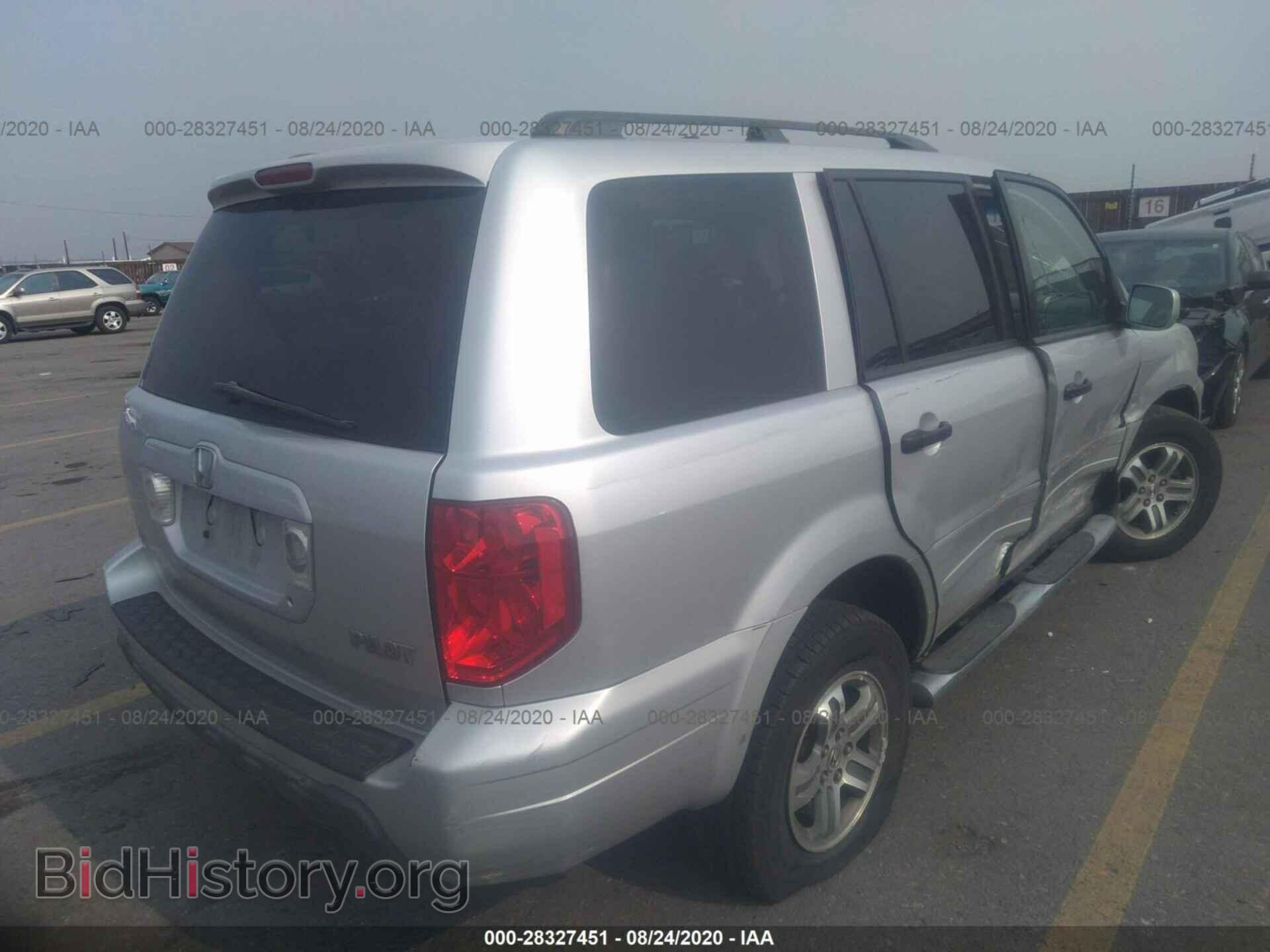 2005 HONDA PILOT - VIN: 5FNYF184X5B000210 - Фото 4