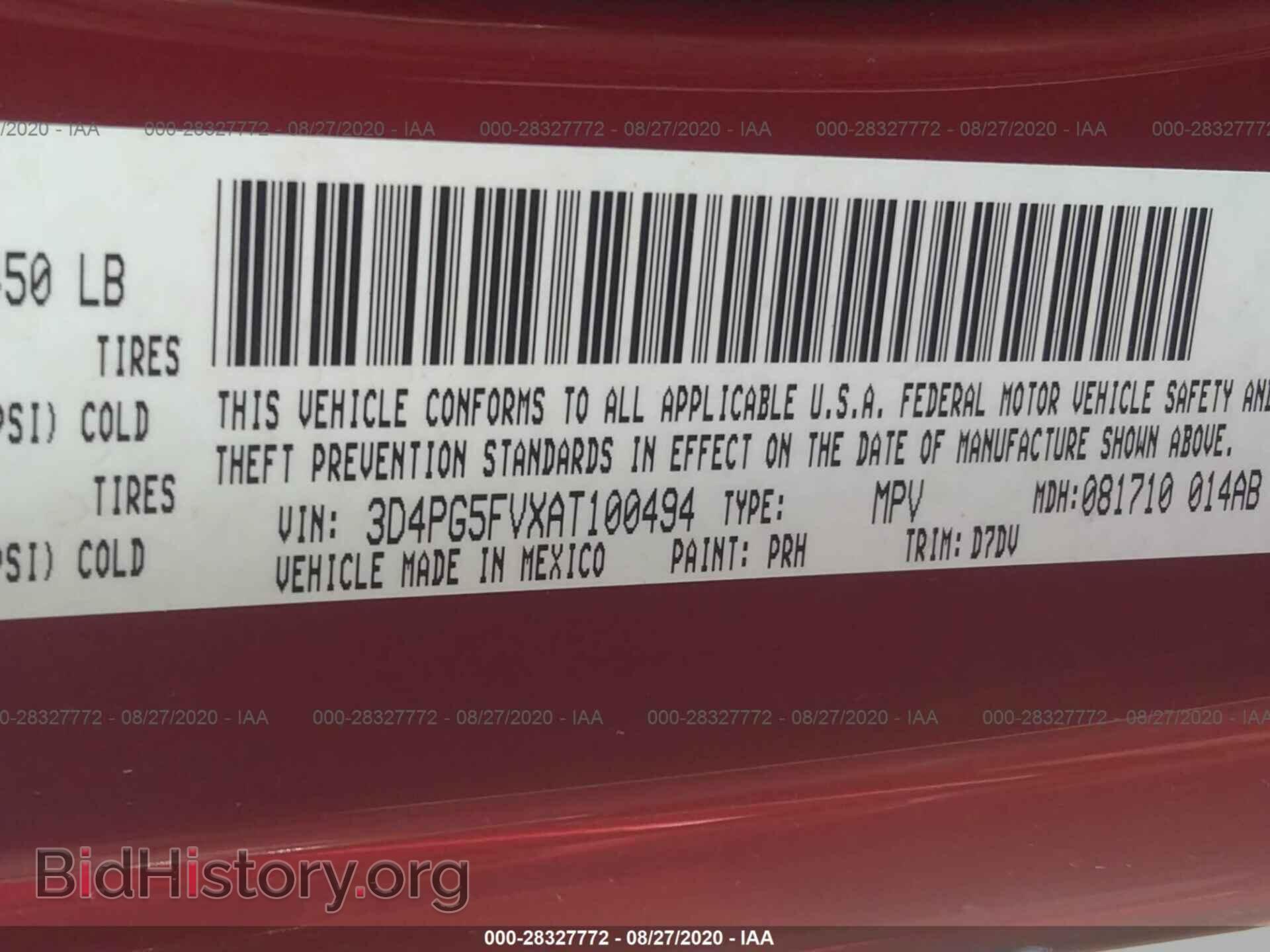 2010 DODGE JOURNEY - VIN: 3D4PG5FVXAT100494 - Photo 9