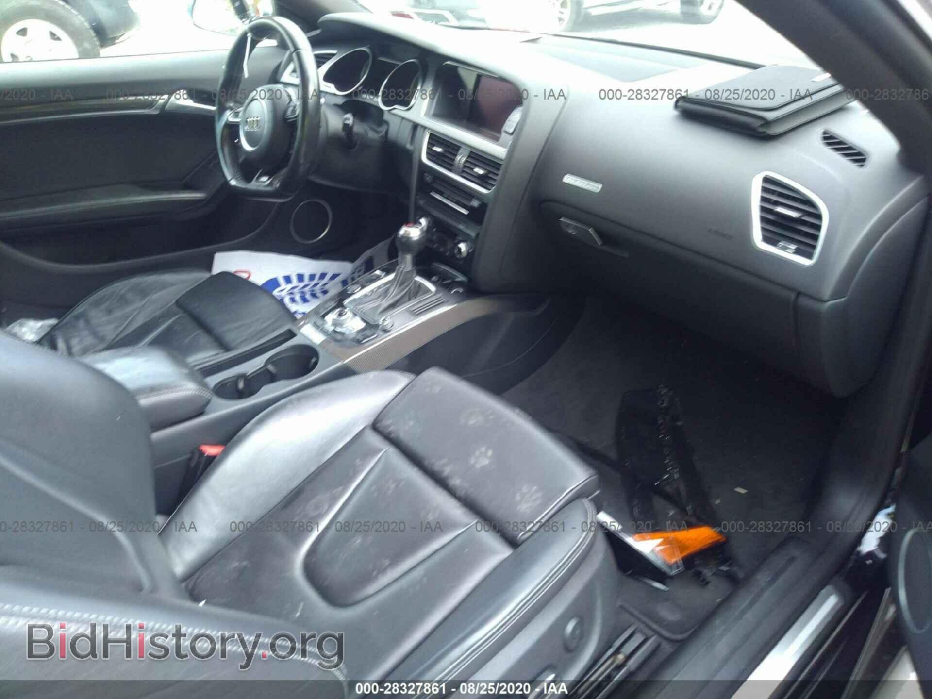 2013 AUDI S5 - VIN: WAUCGAFR5DA022691 - Фото 5