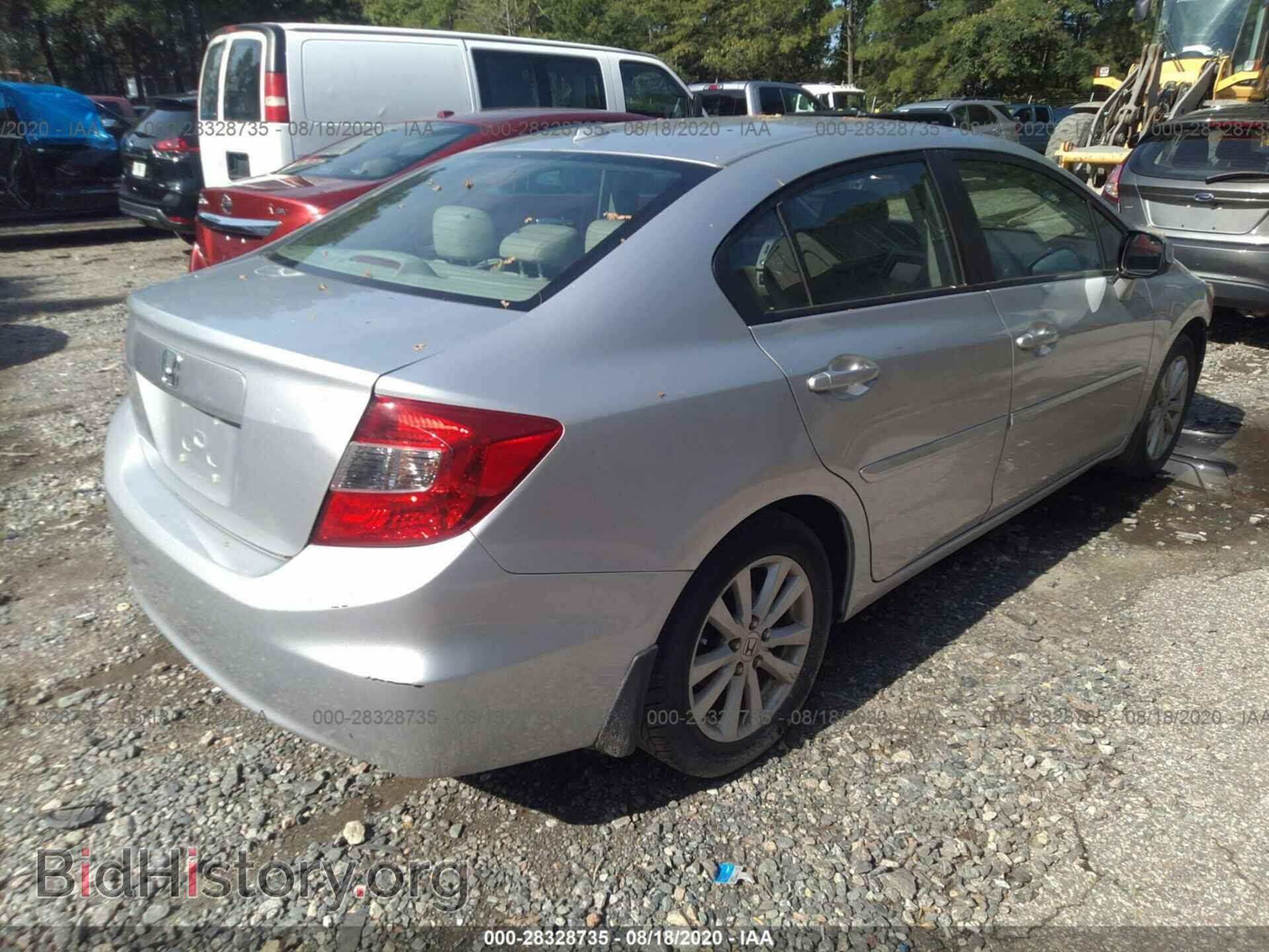 2012 HONDA CIVIC SDN - VIN: 2HGFB2F98CH513004 - Фото 4