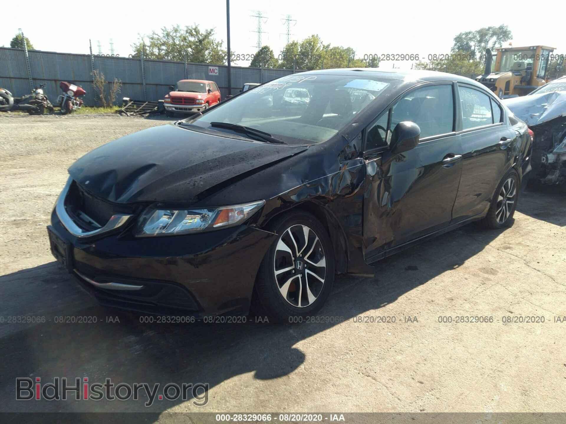 2013 HONDA CIVIC SDN - VIN: 19XFB2F87DE088555 - Фото 2