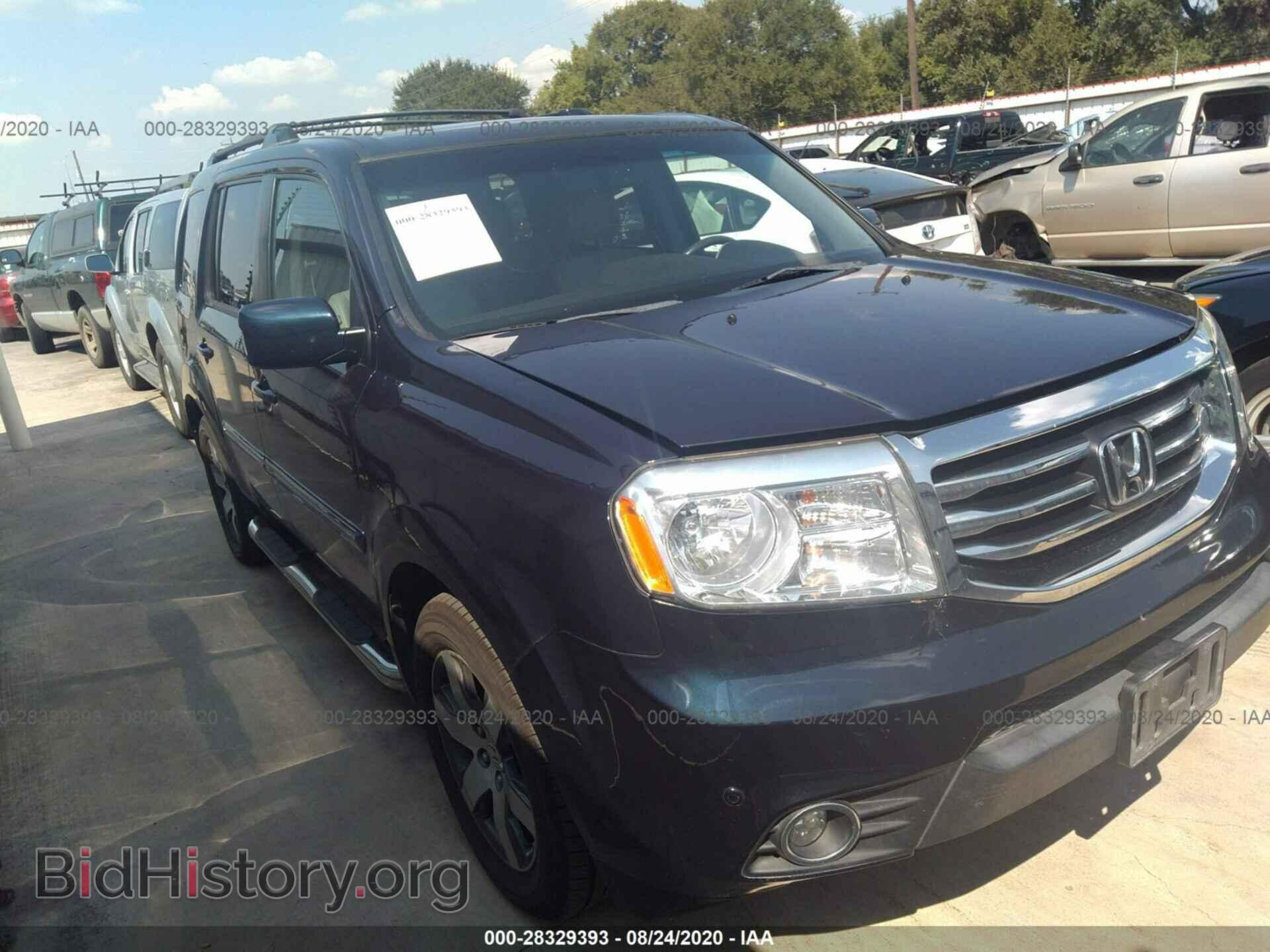 Фотография 5FNYF4H93CB076345 - HONDA PILOT 2012