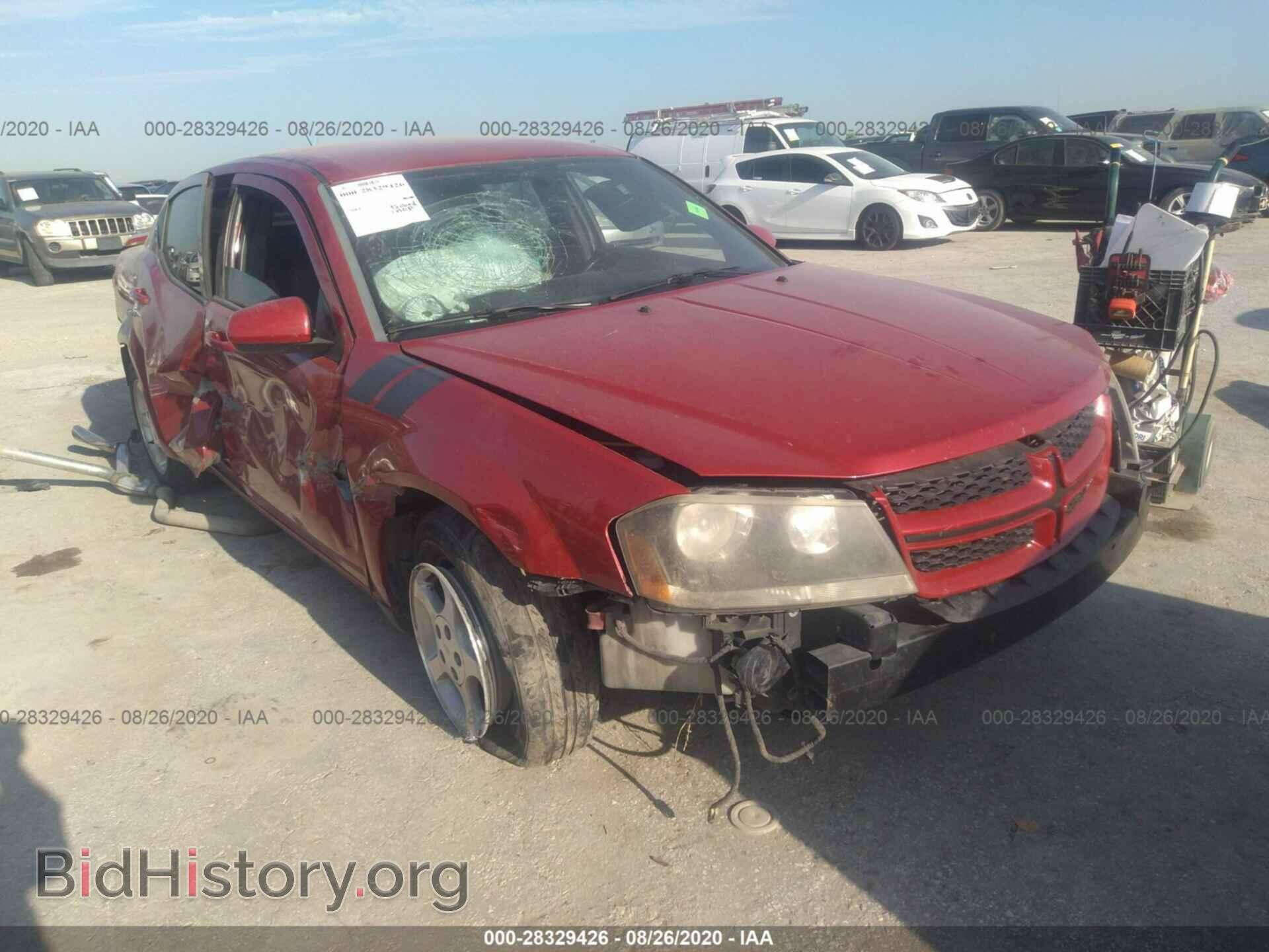 Photo 1C3CDZBG4CN165934 - DODGE AVENGER 2012