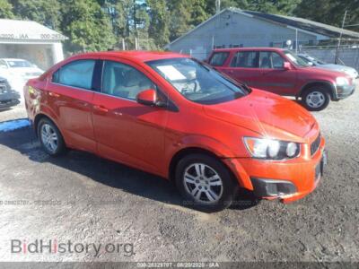 2012 Chevrolet SONIC LT, оранжевый — VIN 1G1JC5SH4C4142837, IAAI
