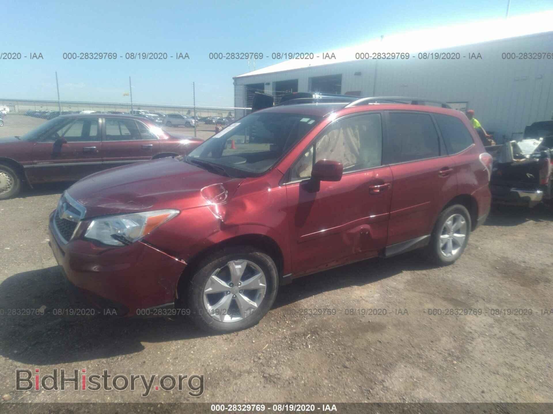 2014 SUBARU FORESTER - VIN: JF2SJAEC6EH553633 - Фото 2