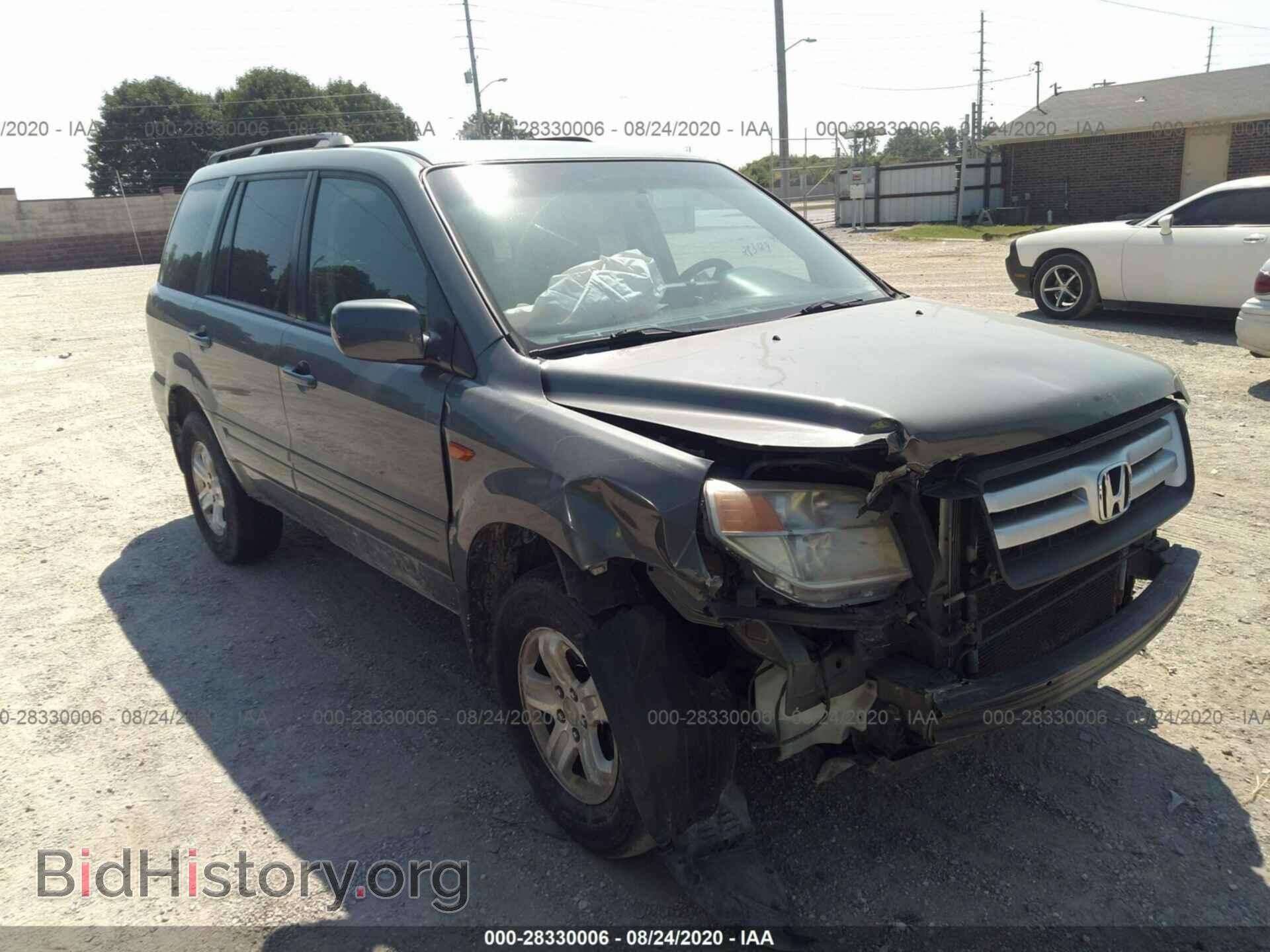 Photo 5FNYF18228B001130 - HONDA PILOT 2008