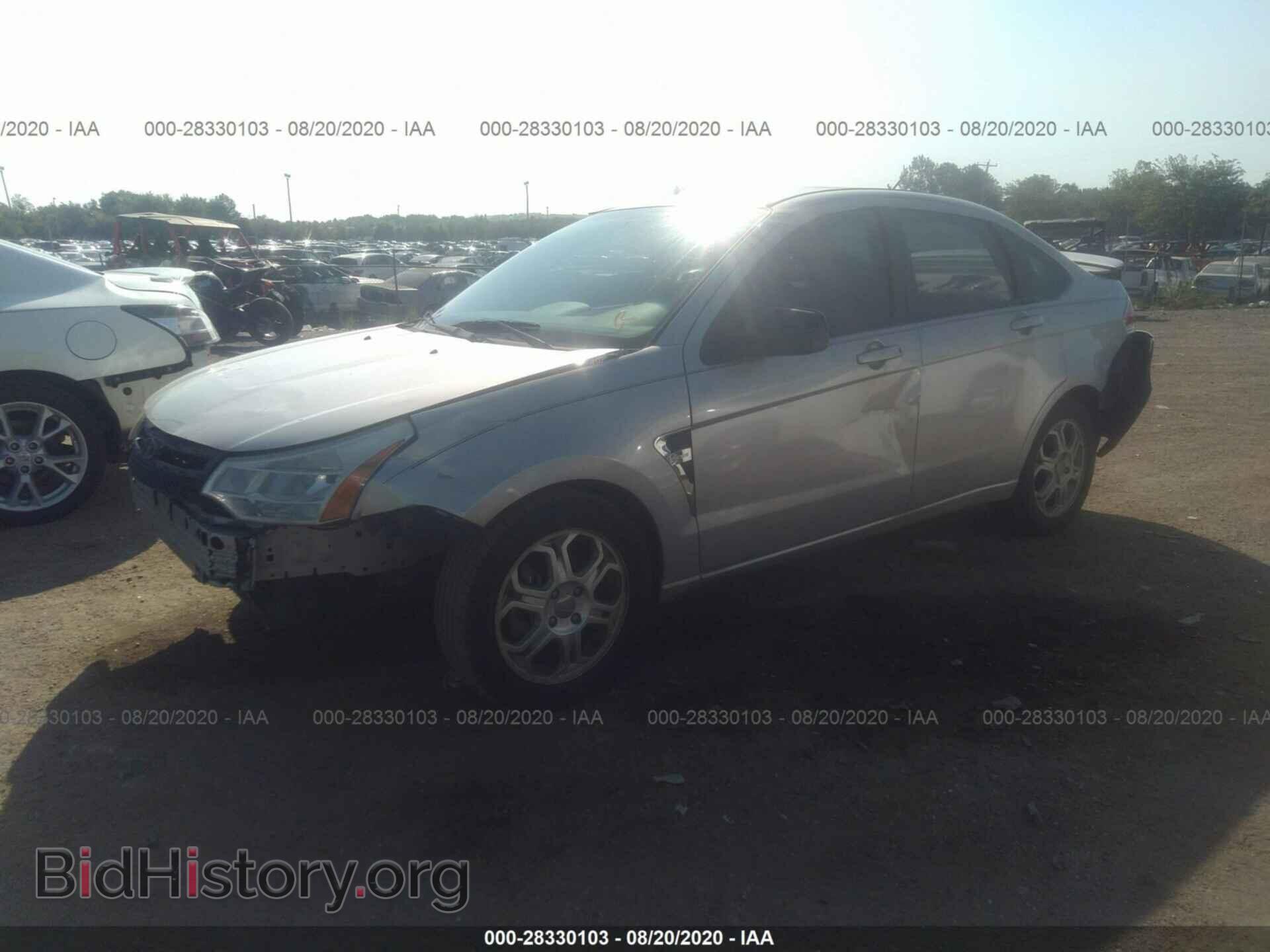 2008 FORD FOCUS - VIN: 1FAHP35N38W172767 - Фото 2