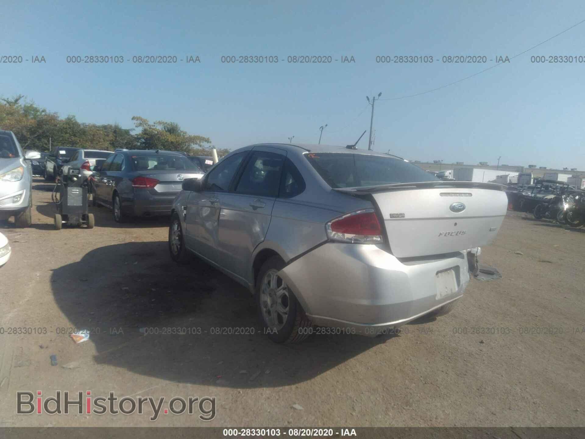 2008 FORD FOCUS - VIN: 1FAHP35N38W172767 - Фото 3