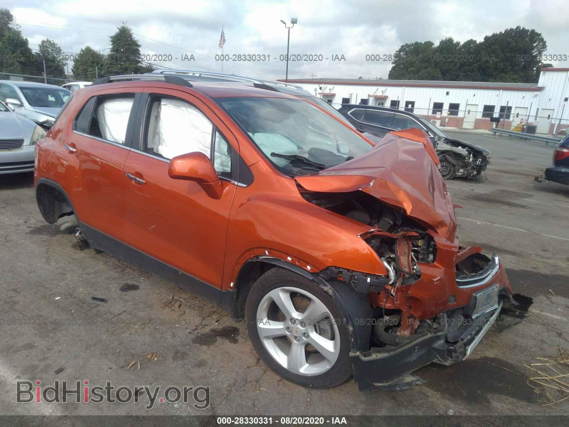 Photo KL7CJMSB5GB576596 - CHEVROLET TRAX 2016