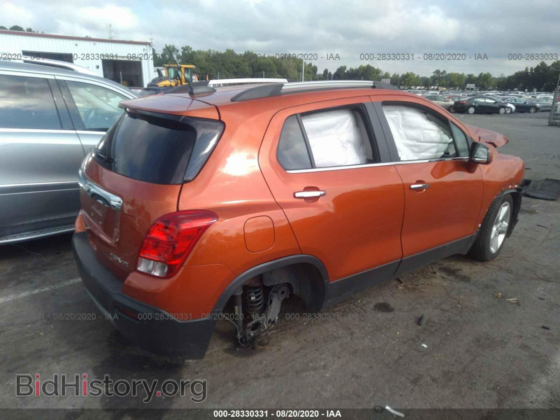 2016 CHEVROLET TRAX - VIN: KL7CJMSB5GB576596 - Фото 4