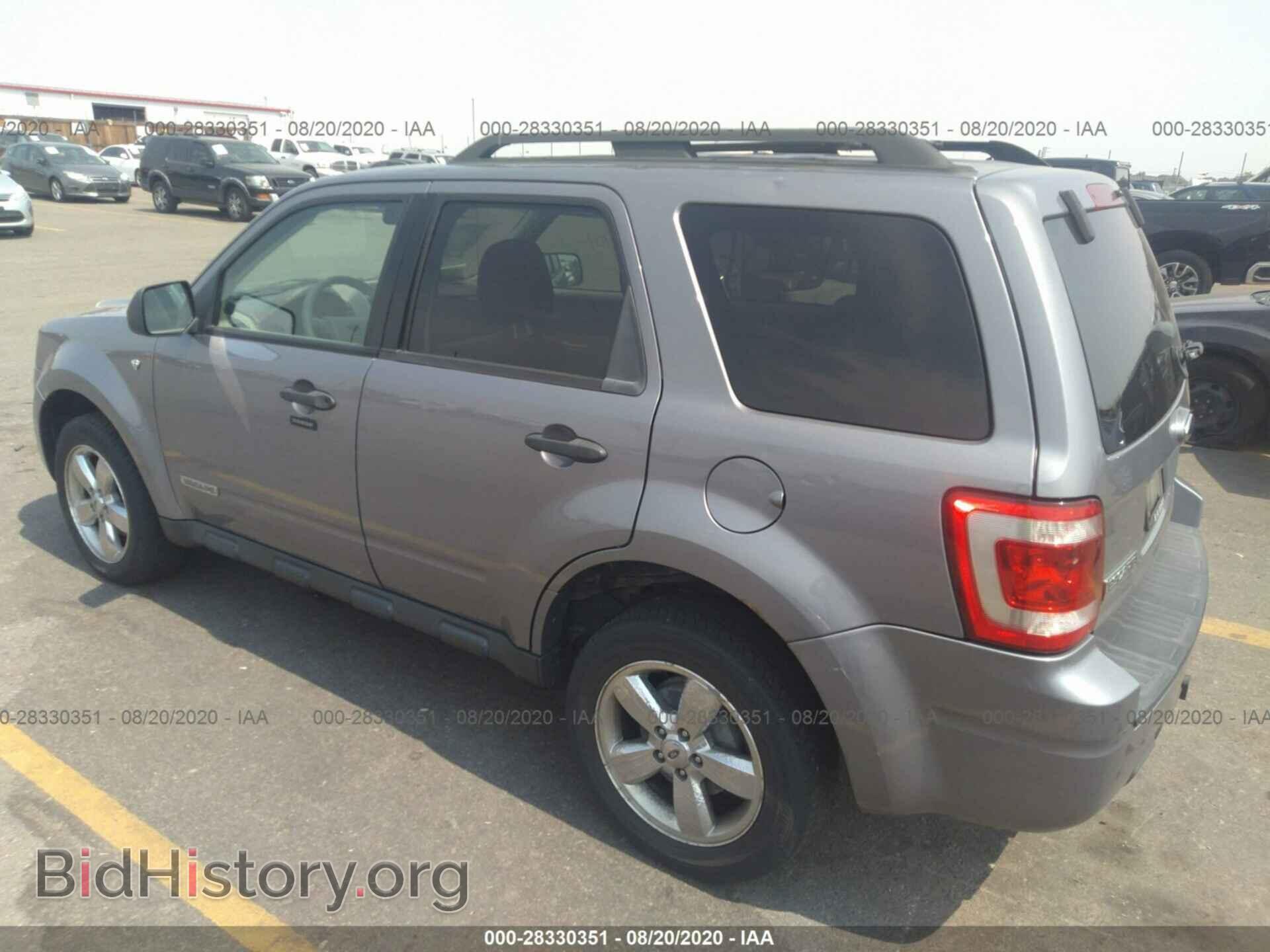 2008 FORD ESCAPE - VIN: 1FMCU93148KA86564 - Фото 3