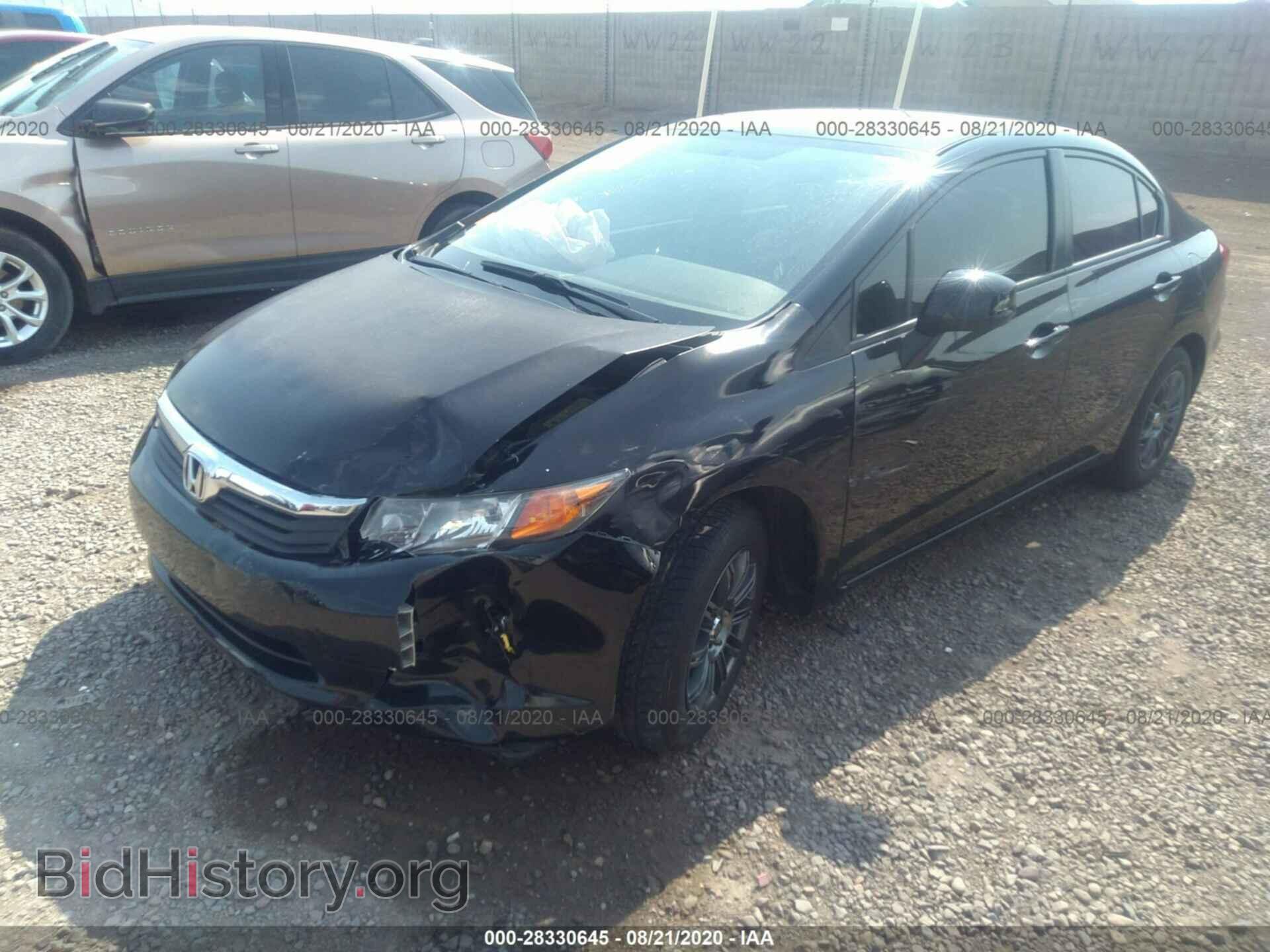 2012 HONDA CIVIC SDN - VIN: JHMFB2F50CS003913 - Фото 2