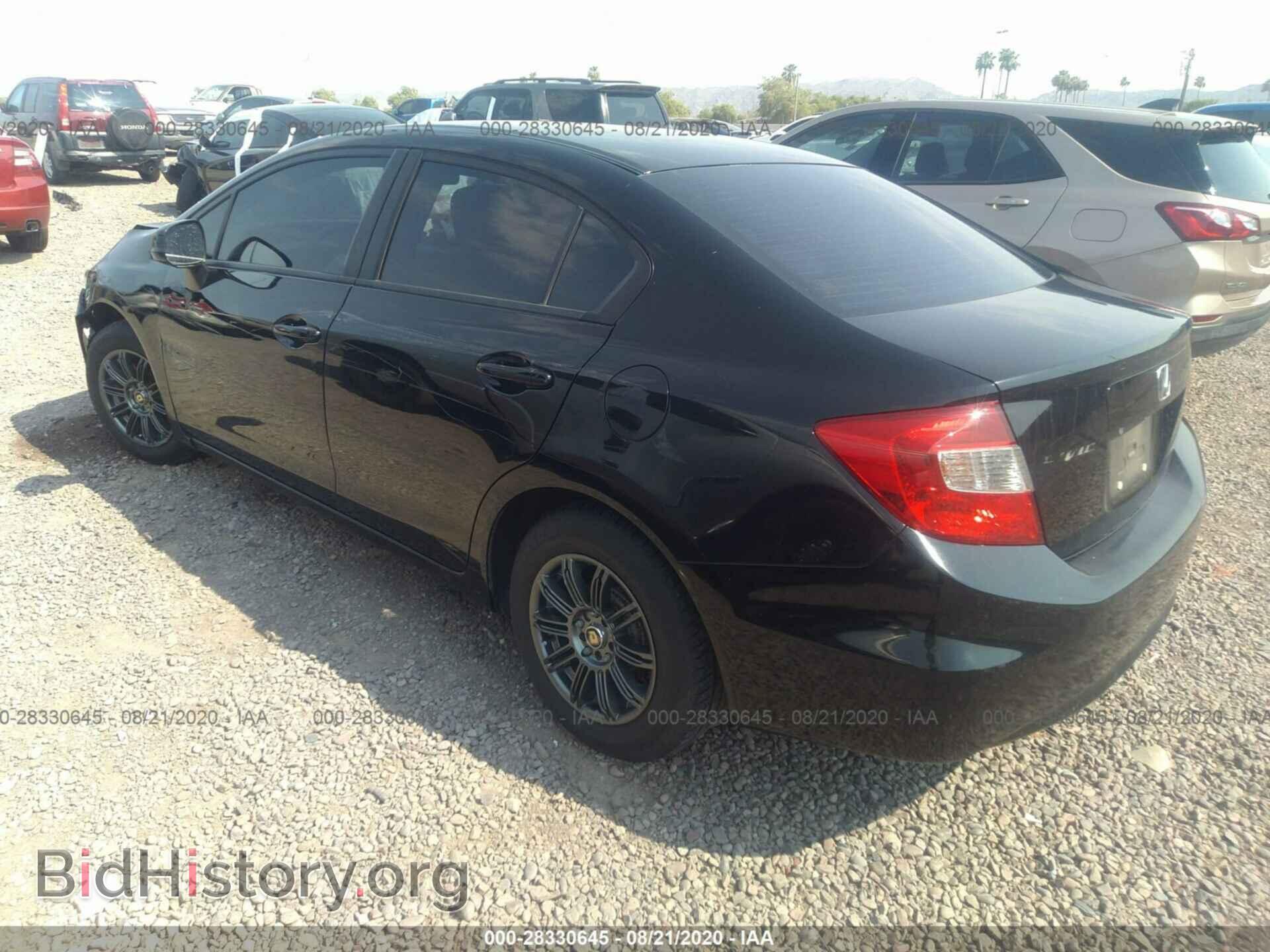 2012 HONDA CIVIC SDN - VIN: JHMFB2F50CS003913 - Фото 3