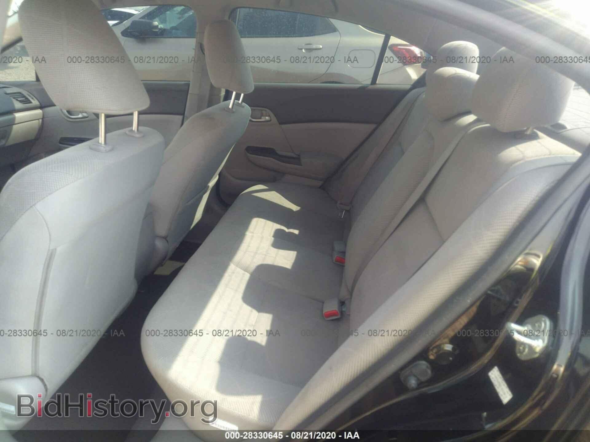 2012 HONDA CIVIC SDN - VIN: JHMFB2F50CS003913 - Фото 8
