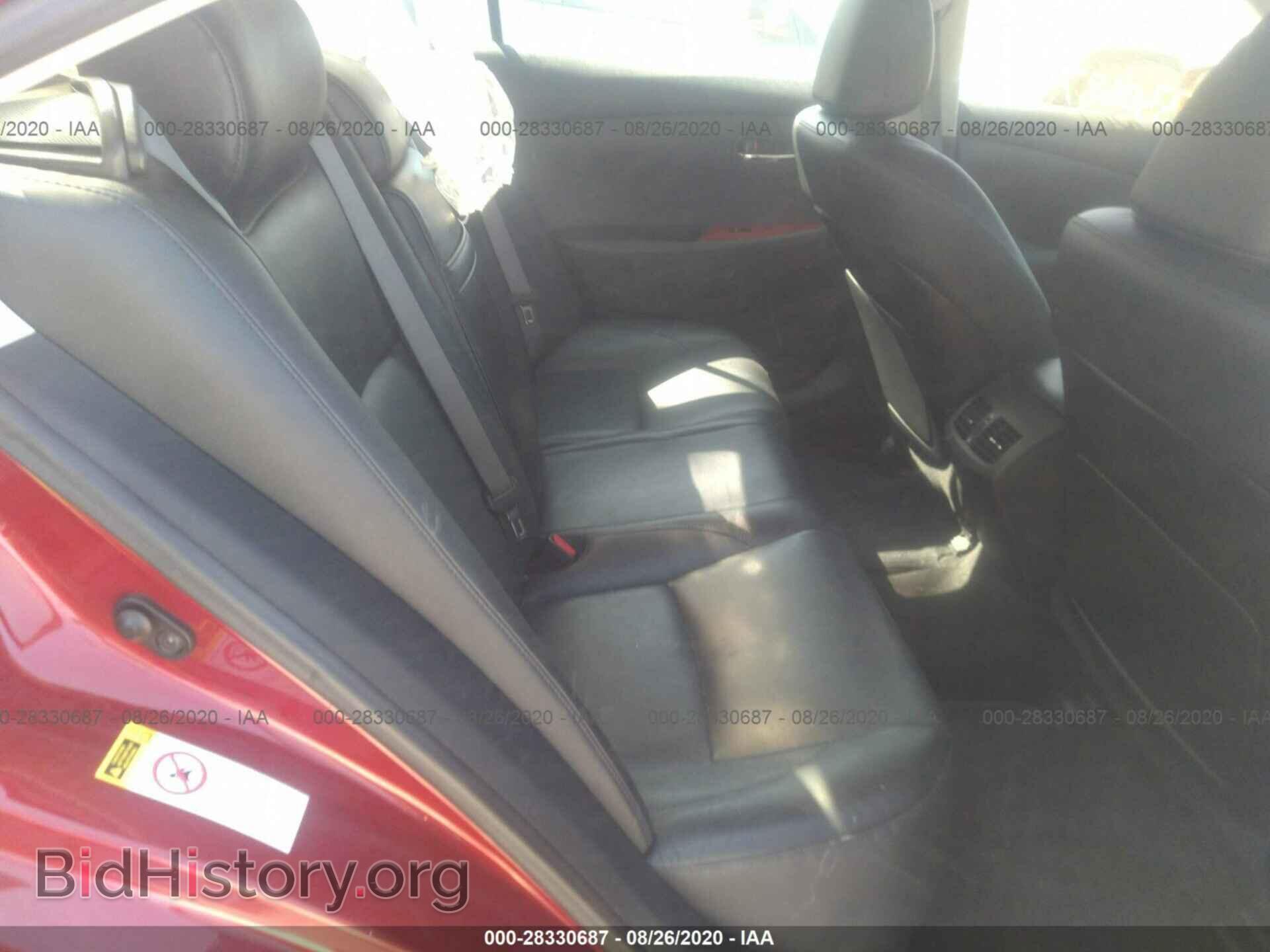 2009 LEXUS ES 350 - VIN: JTHBJ46G692334986 - Фото 8