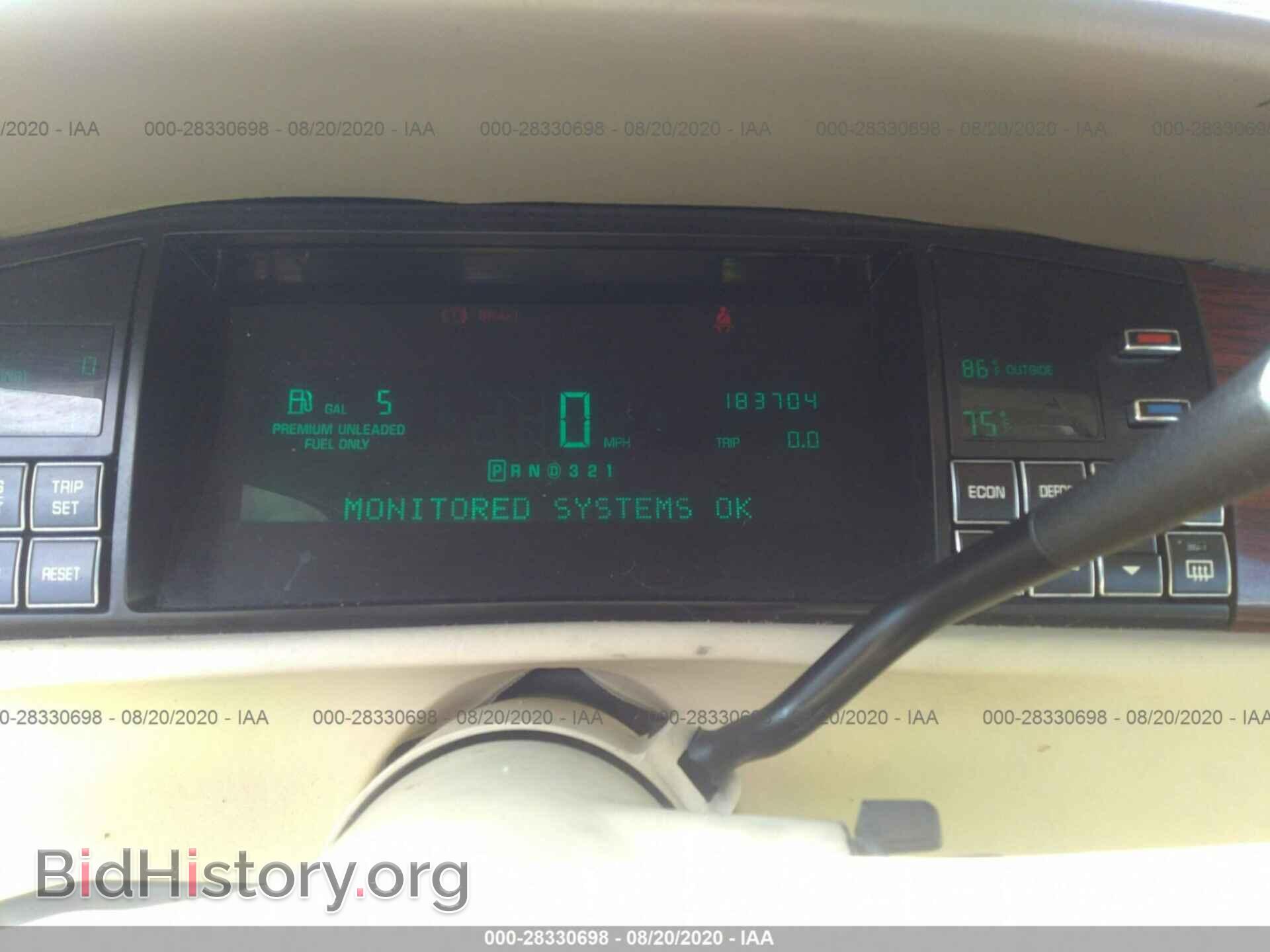 1995 CADILLAC DEVILLE - VIN: 1G6KD52B9SU216551 - Фото 7