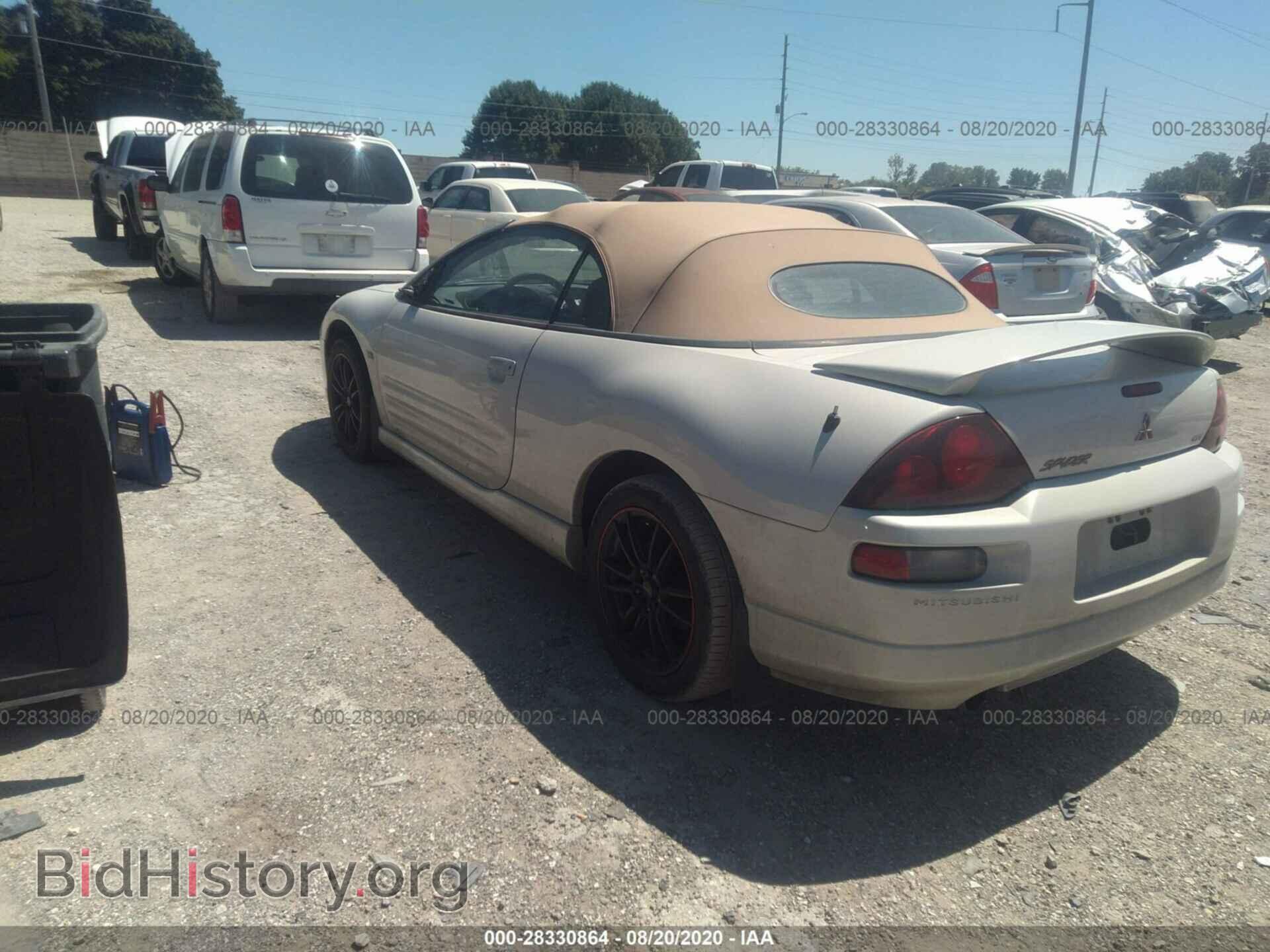 2001 MITSUBISHI ECLIPSE - VIN: 4A3AE85H81E092012 - Фото 3