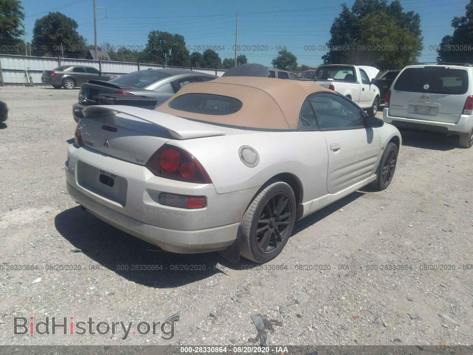 2001 MITSUBISHI ECLIPSE - VIN: 4A3AE85H81E092012 - Фото 4