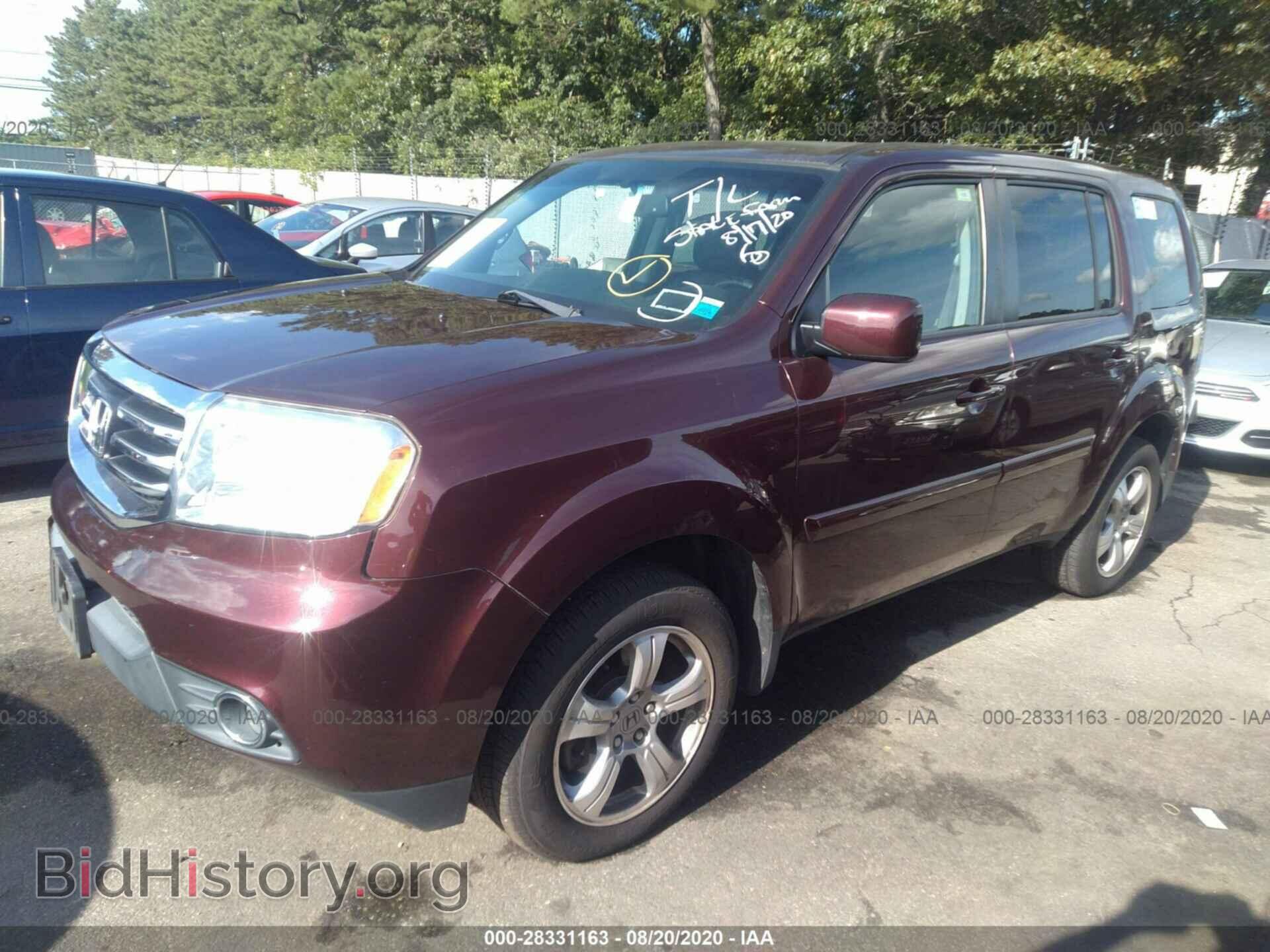 2013 HONDA PILOT - VIN: 5FNYF4H50DB057458 - Фото 2