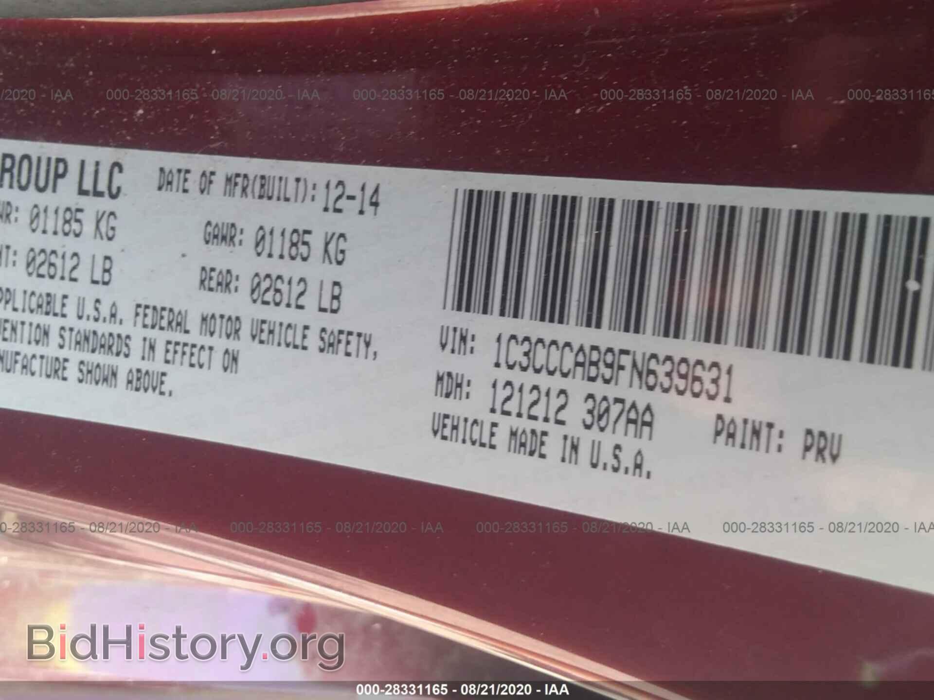 2015 CHRYSLER 200 - VIN: 1C3CCCAB9FN639631 - Photo 9