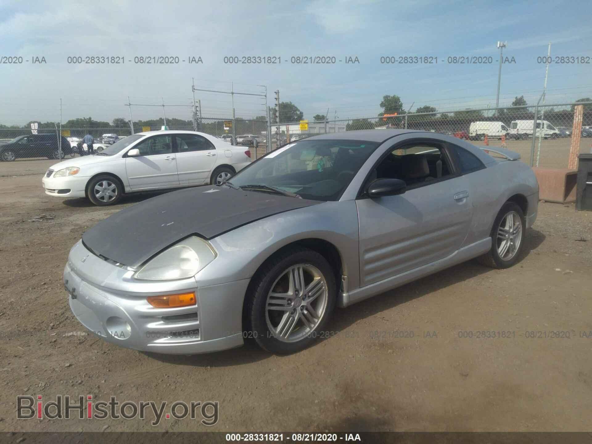 2003 MITSUBISHI ECLIPSE - VIN: 4A3AC84H83E045671 - Фото 2