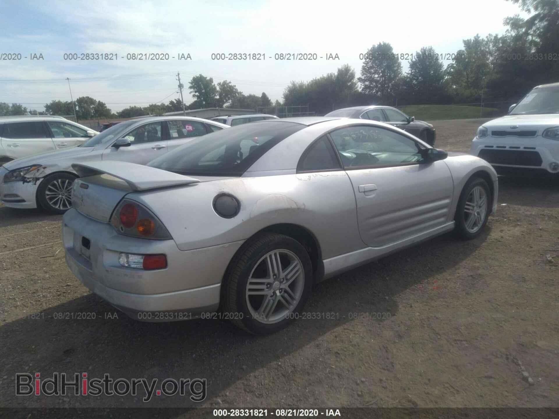 2003 MITSUBISHI ECLIPSE - VIN: 4A3AC84H83E045671 - Фото 4