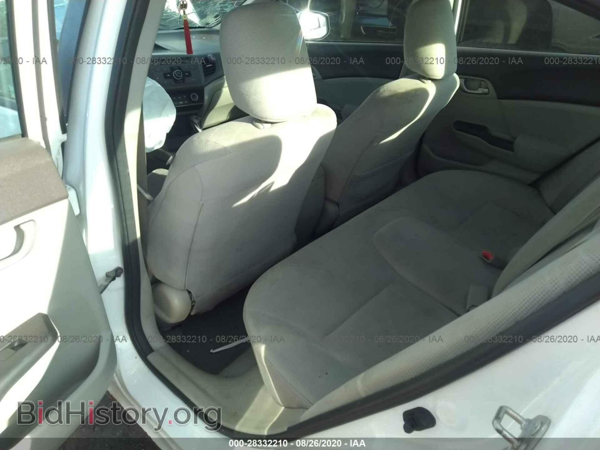 2012 HONDA CIVIC SDN - VIN: 2HGFB2F56CH318435 - Фото 8