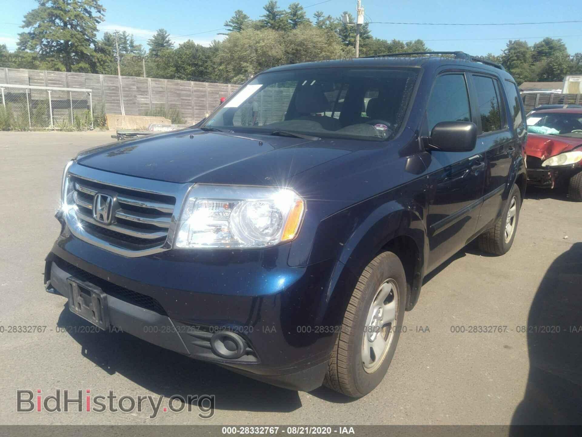 2013 HONDA PILOT - VIN: 5FNYF4H20DB069907 - Фото 2