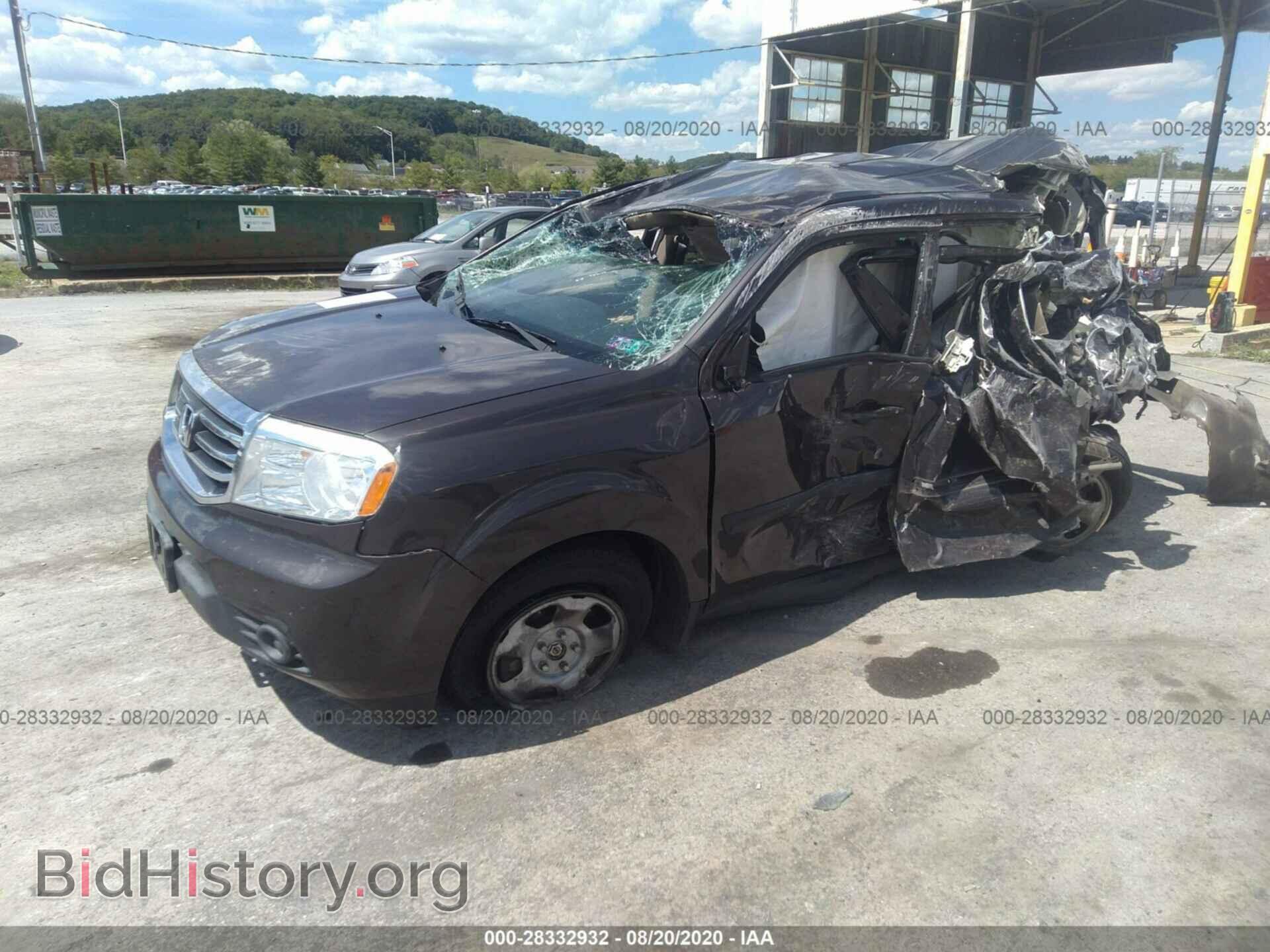 2012 HONDA PILOT - VIN: 5FNYF4H28CB072102 - Фото 2