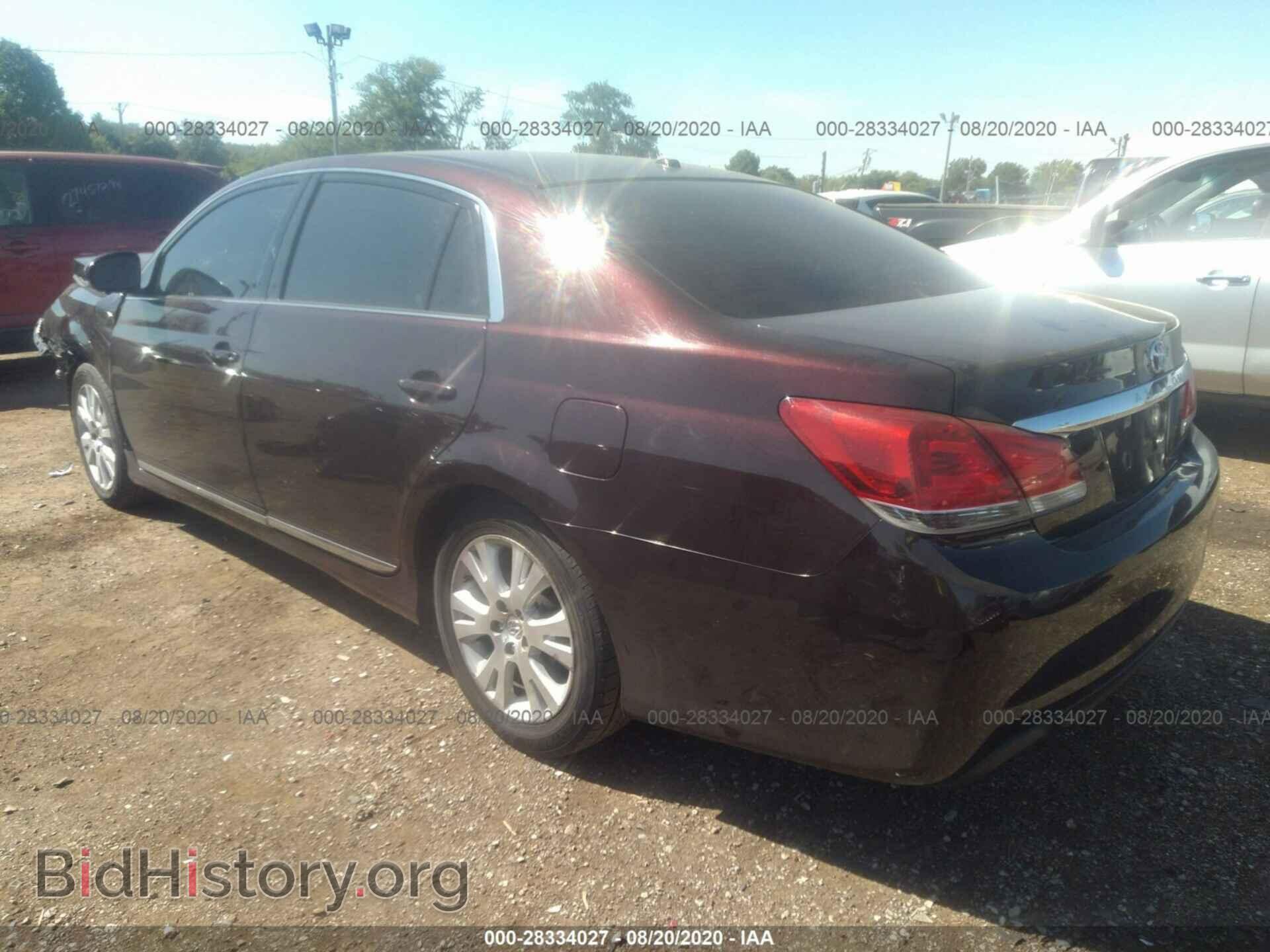 2012 TOYOTA AVALON - VIN: 4T1BK3DB2CU443145 - Фото 3