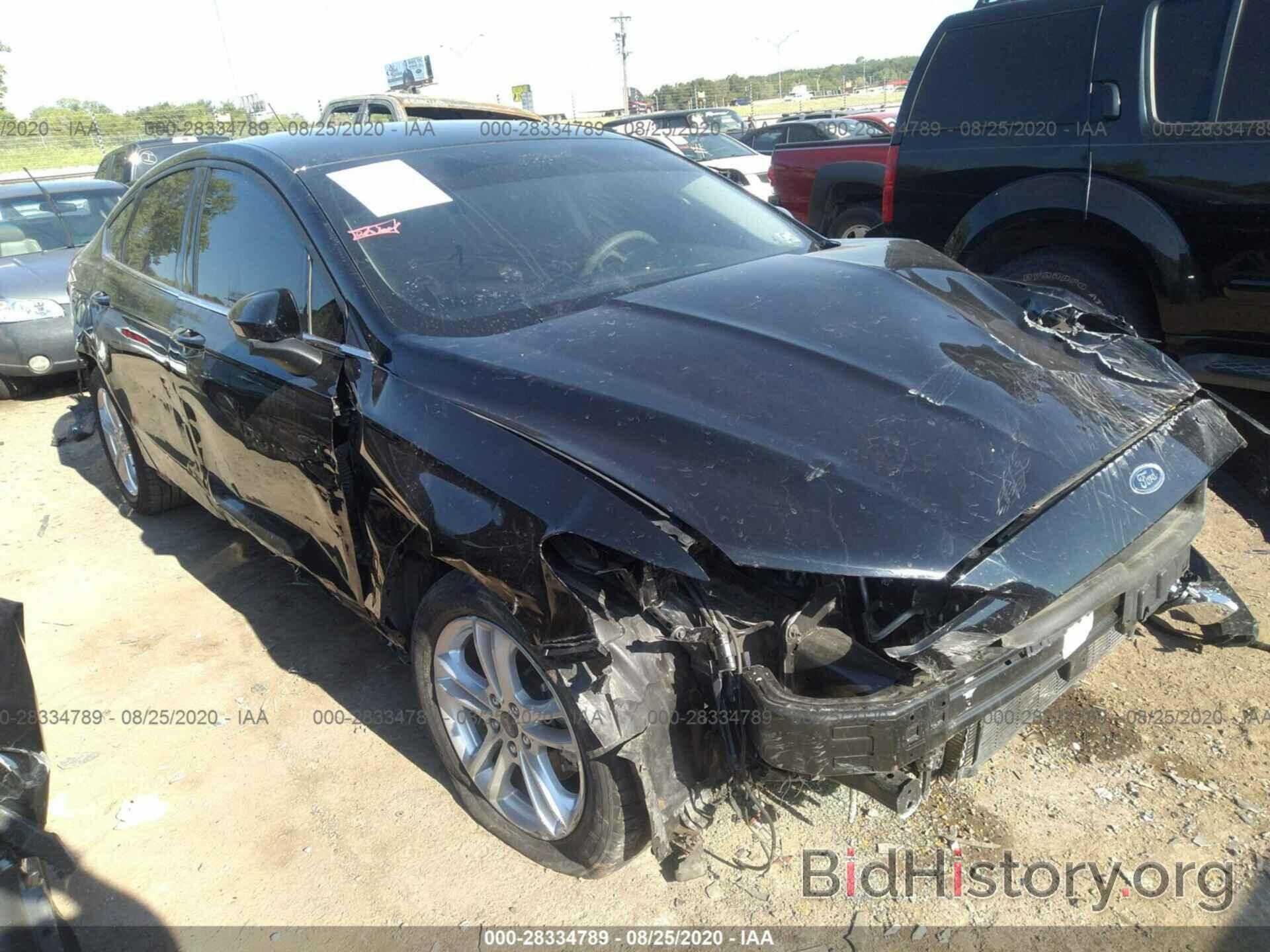 Photo 3FA6P0HD4JR166915 - FORD FUSION 2018