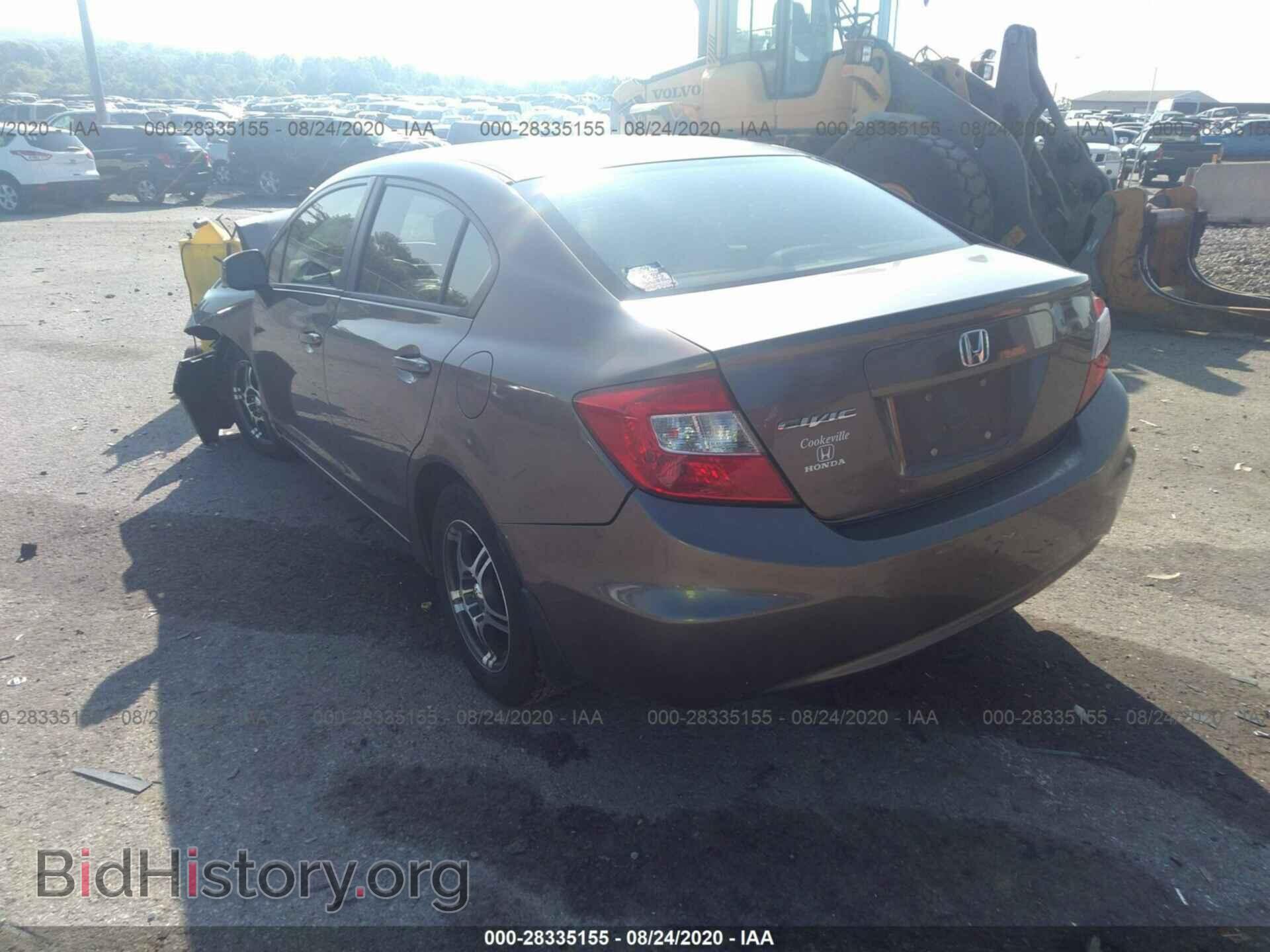 2012 HONDA CIVIC SDN - VIN: JHMFB2F59CS001609 - Фото 3