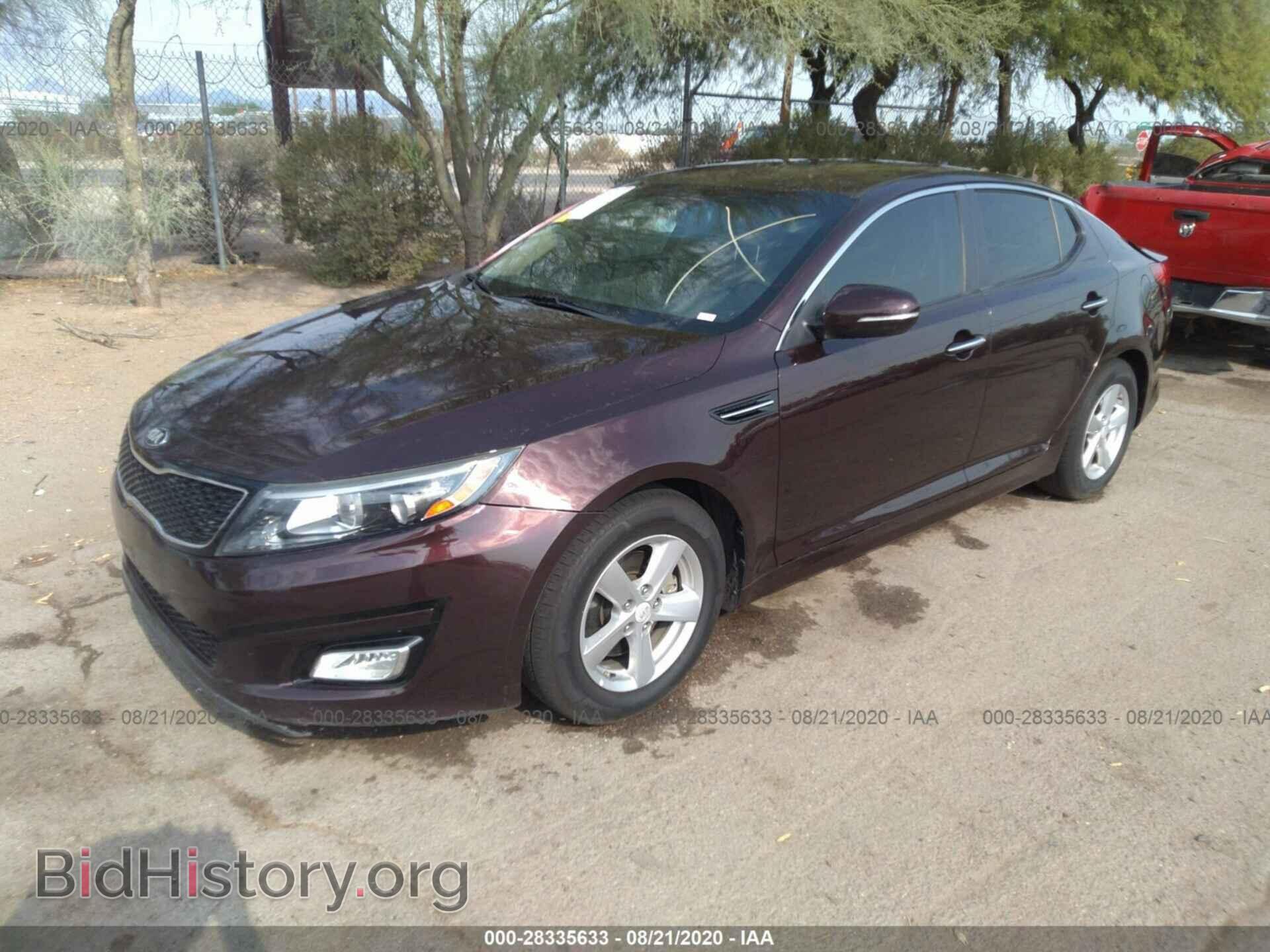 2015 KIA OPTIMA - VIN: 5XXGM4A75FG456623 - Фото 2
