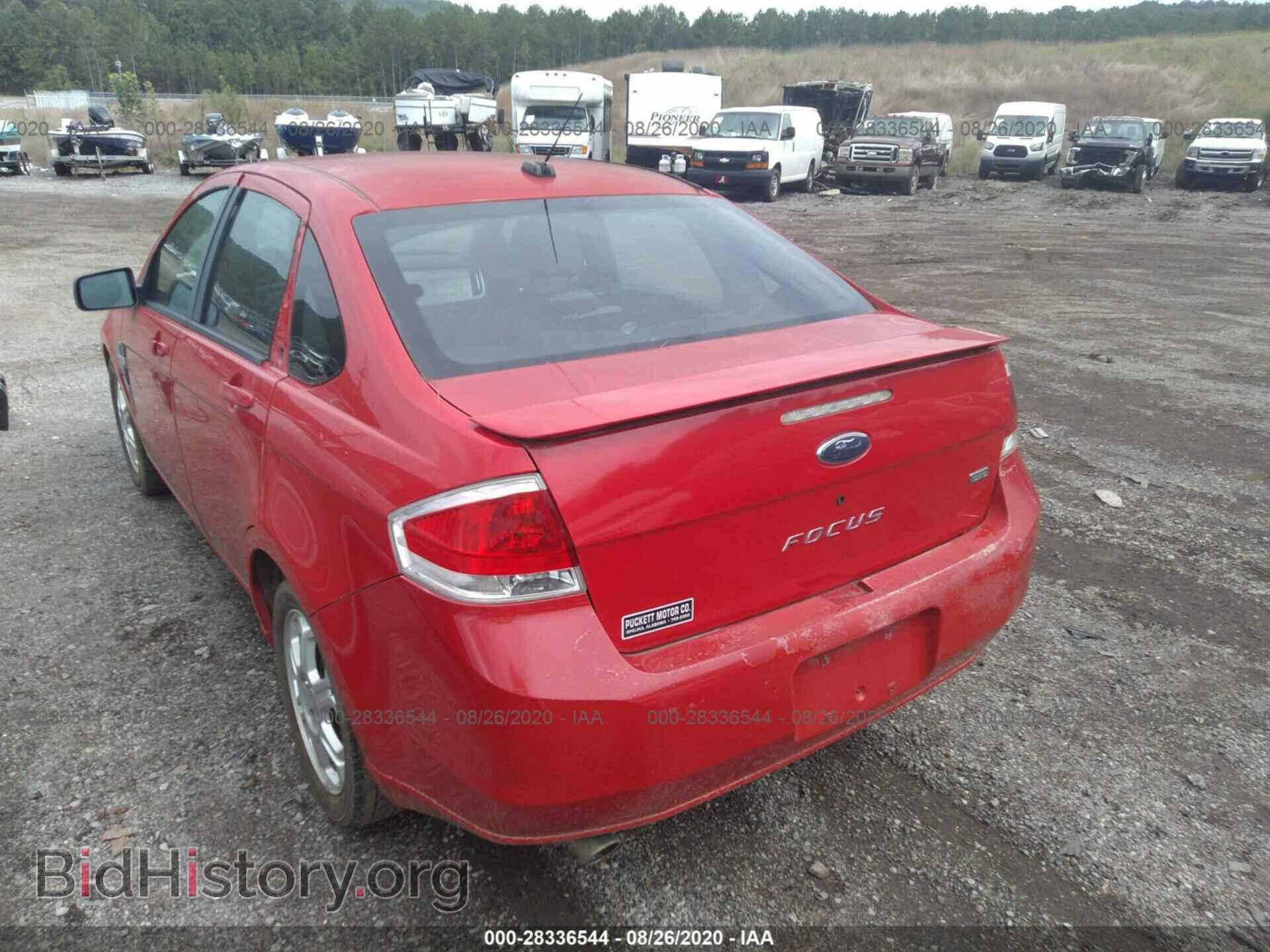 2008 FORD FOCUS - VIN: 1FAHP35N68W104222 - Фото 3