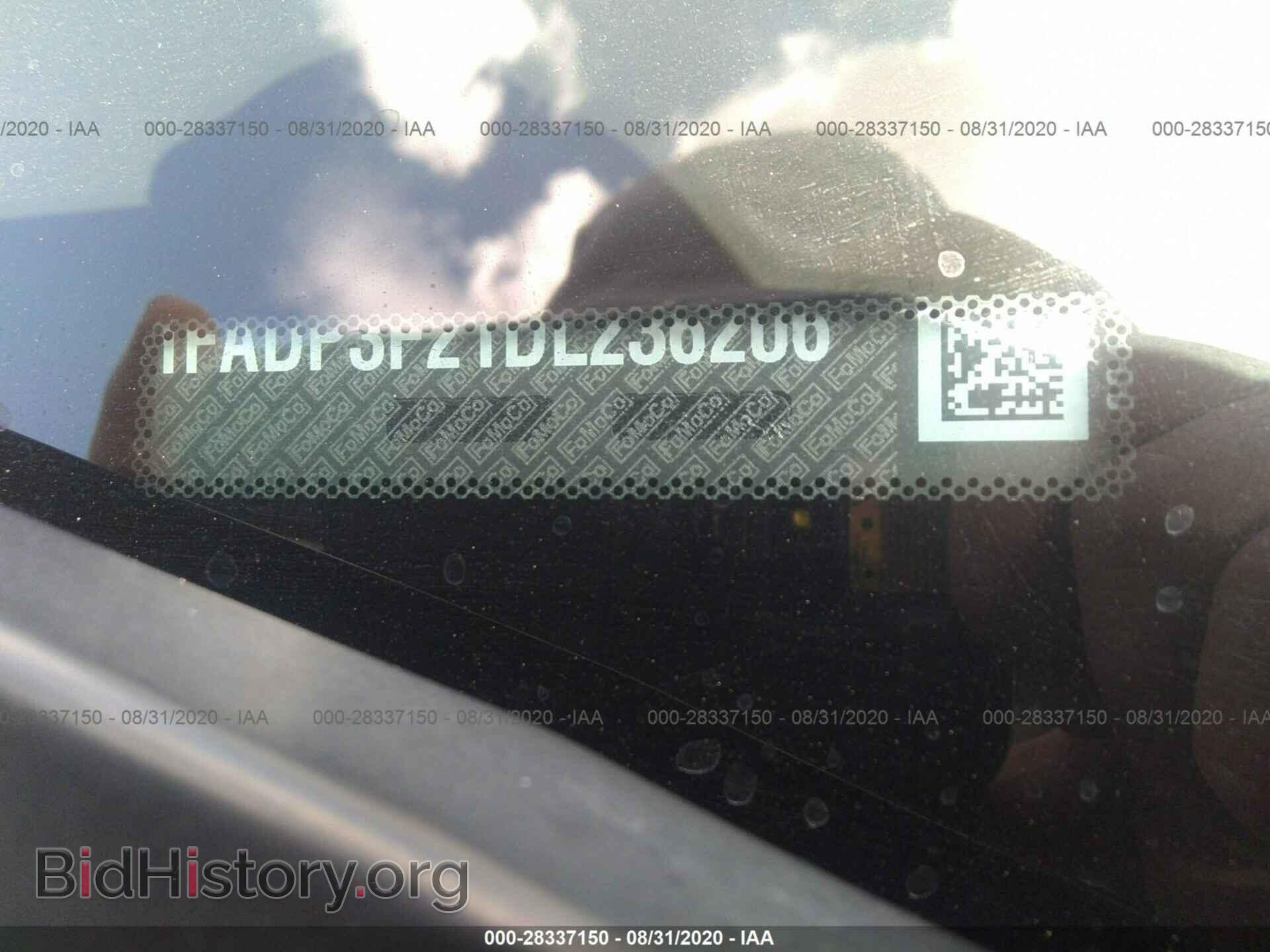 2013 FORD FOCUS - VIN: 1FADP3F21DL236206 - Фото 9