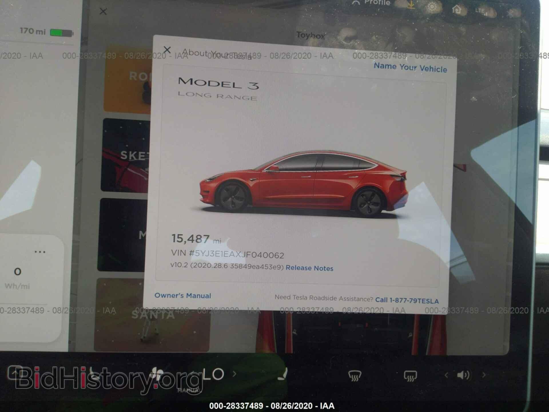 2018 TESLA MODEL 3 - VIN: 5YJ3E1EAXJF040062 - Photo 9
