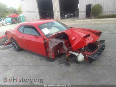 2019 Dodge CHALLENGER R/T, orange — VIN 2C3CDZBT3KH557081, IAAI