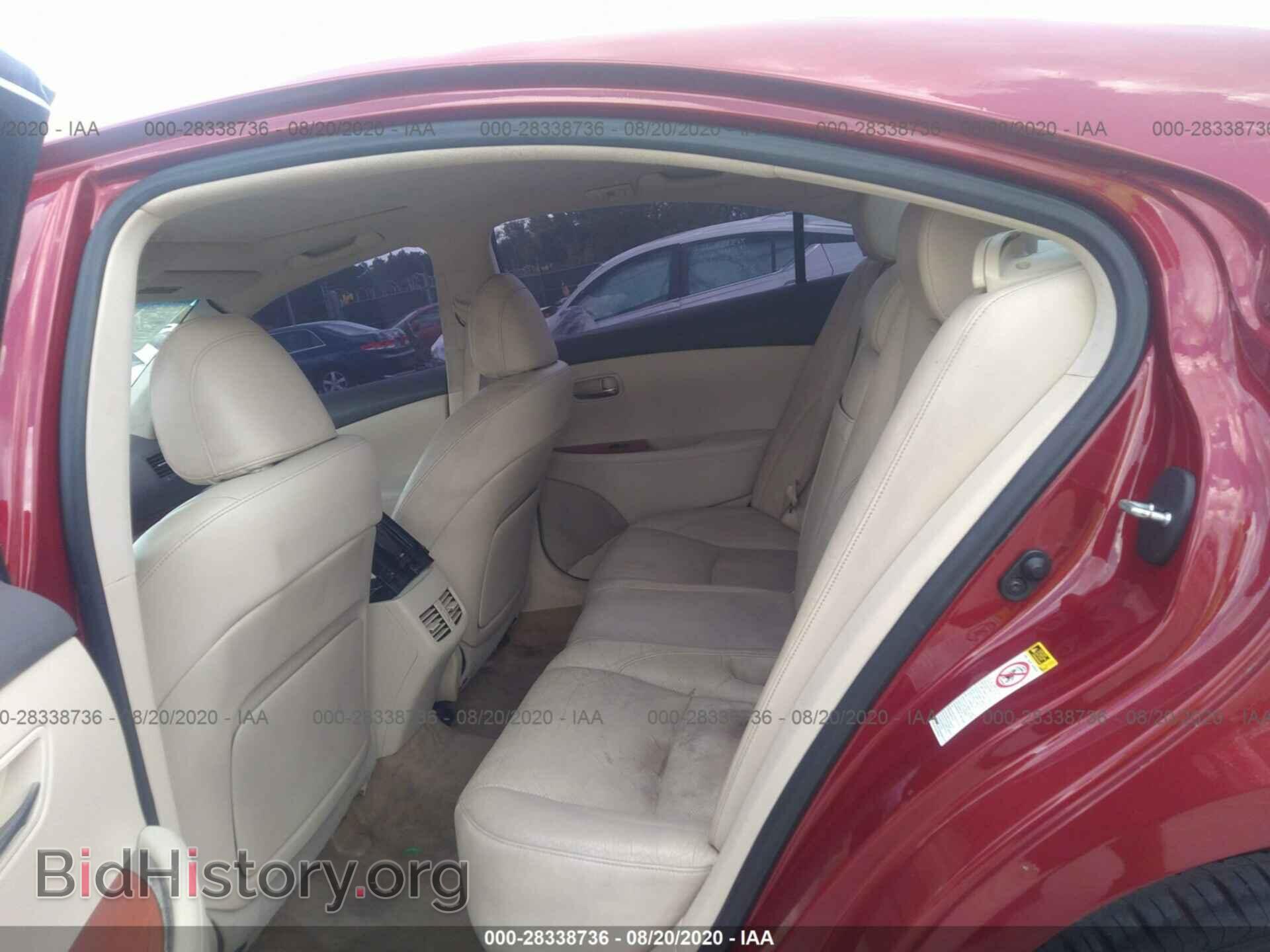 2011 LEXUS ES 350 - VIN: JTHBK1EG7B2429186 - Фото 8
