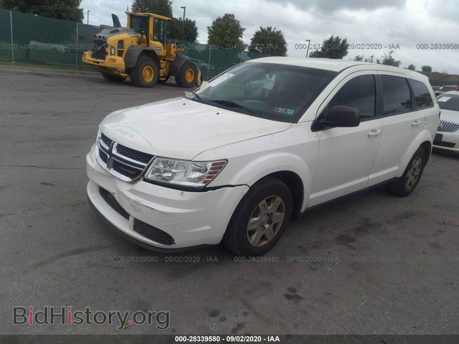 2012 DODGE JOURNEY - VIN: 3C4PDCAB3CT346331 - Фото 2
