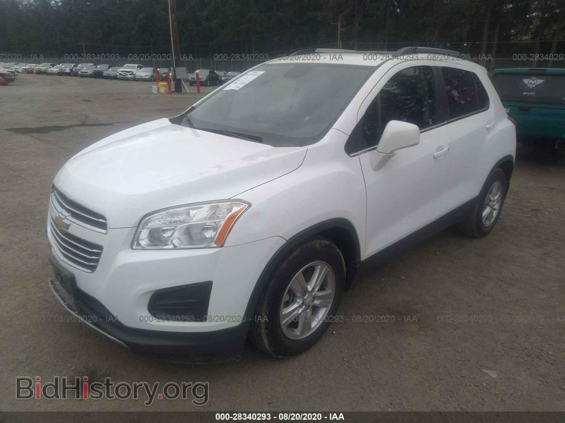 2015 CHEVROLET TRAX - VIN: 3GNCJLSB3FL239832 - Фото 2
