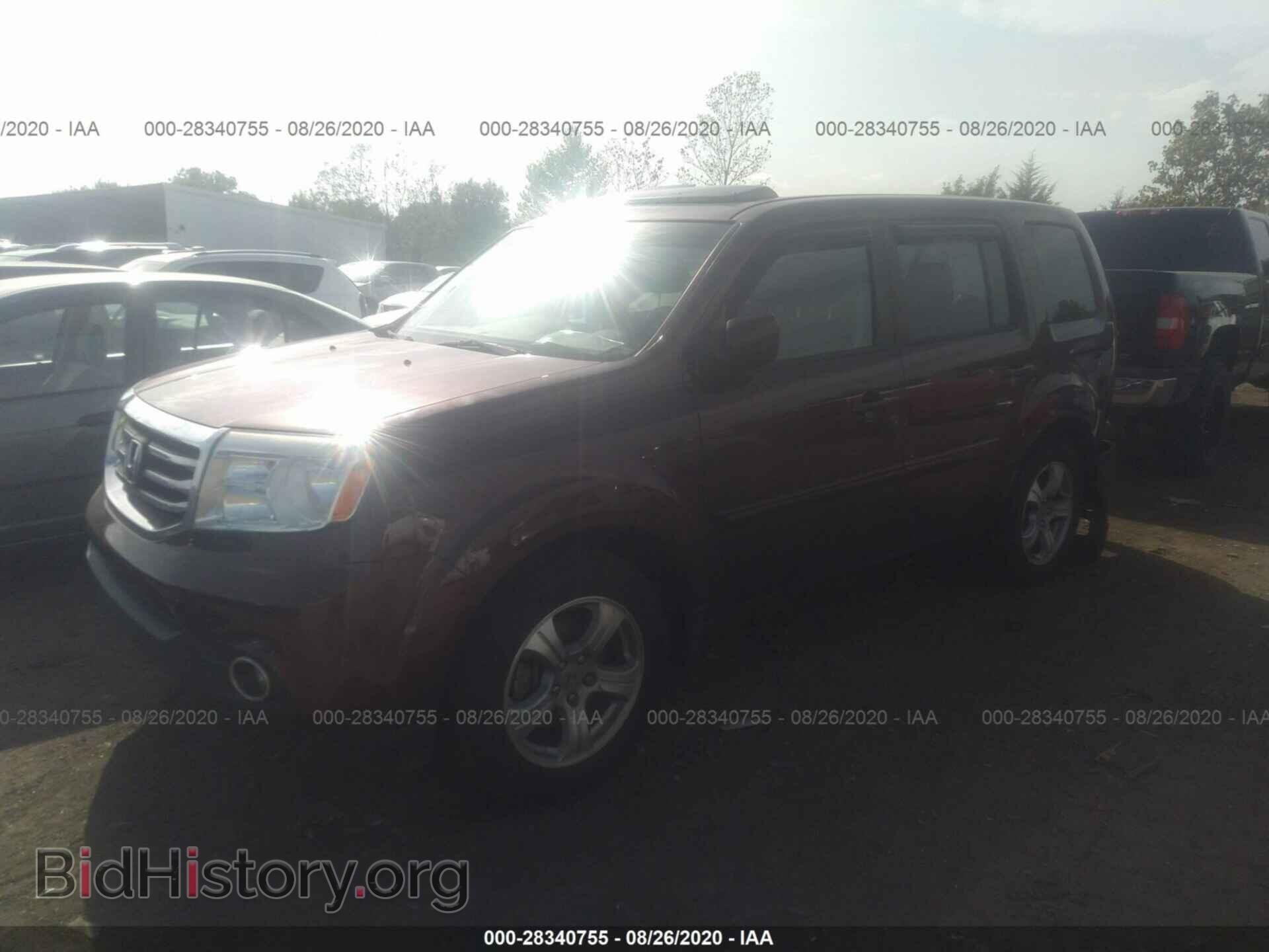 2012 HONDA PILOT - VIN: 5FNYF3H53CB040341 - Фото 2