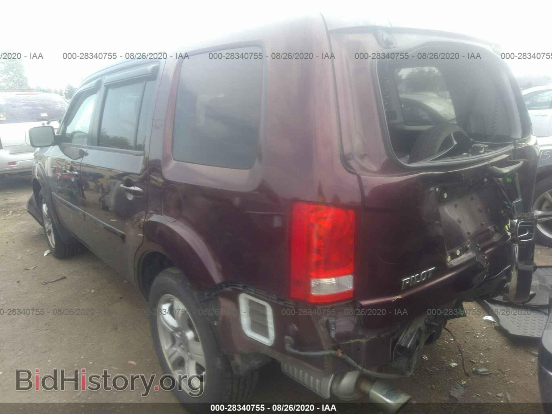 2012 HONDA PILOT - VIN: 5FNYF3H53CB040341 - Фото 3