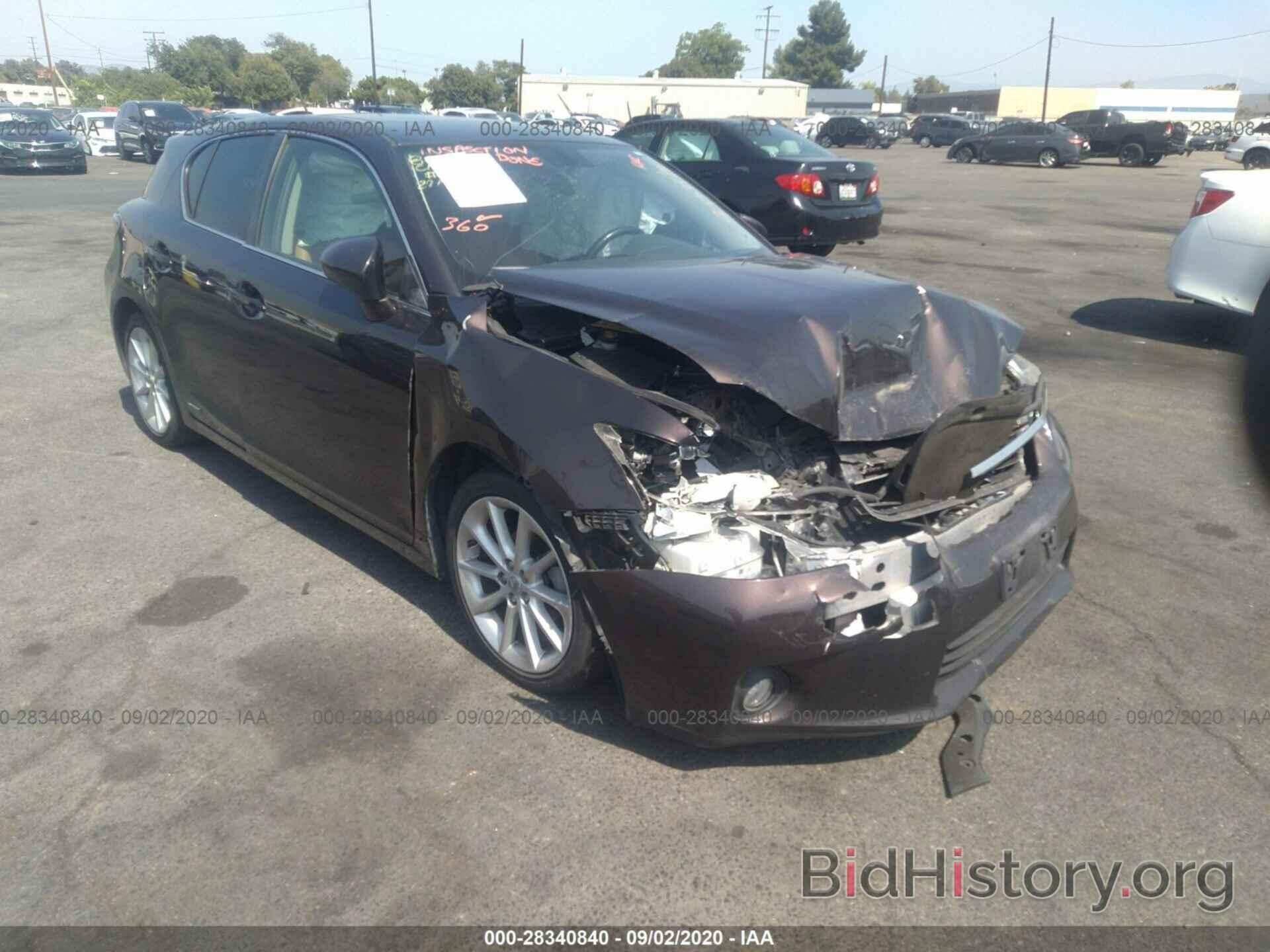 Photo JTHKD5BH5C2053071 - LEXUS CT 200H 2012