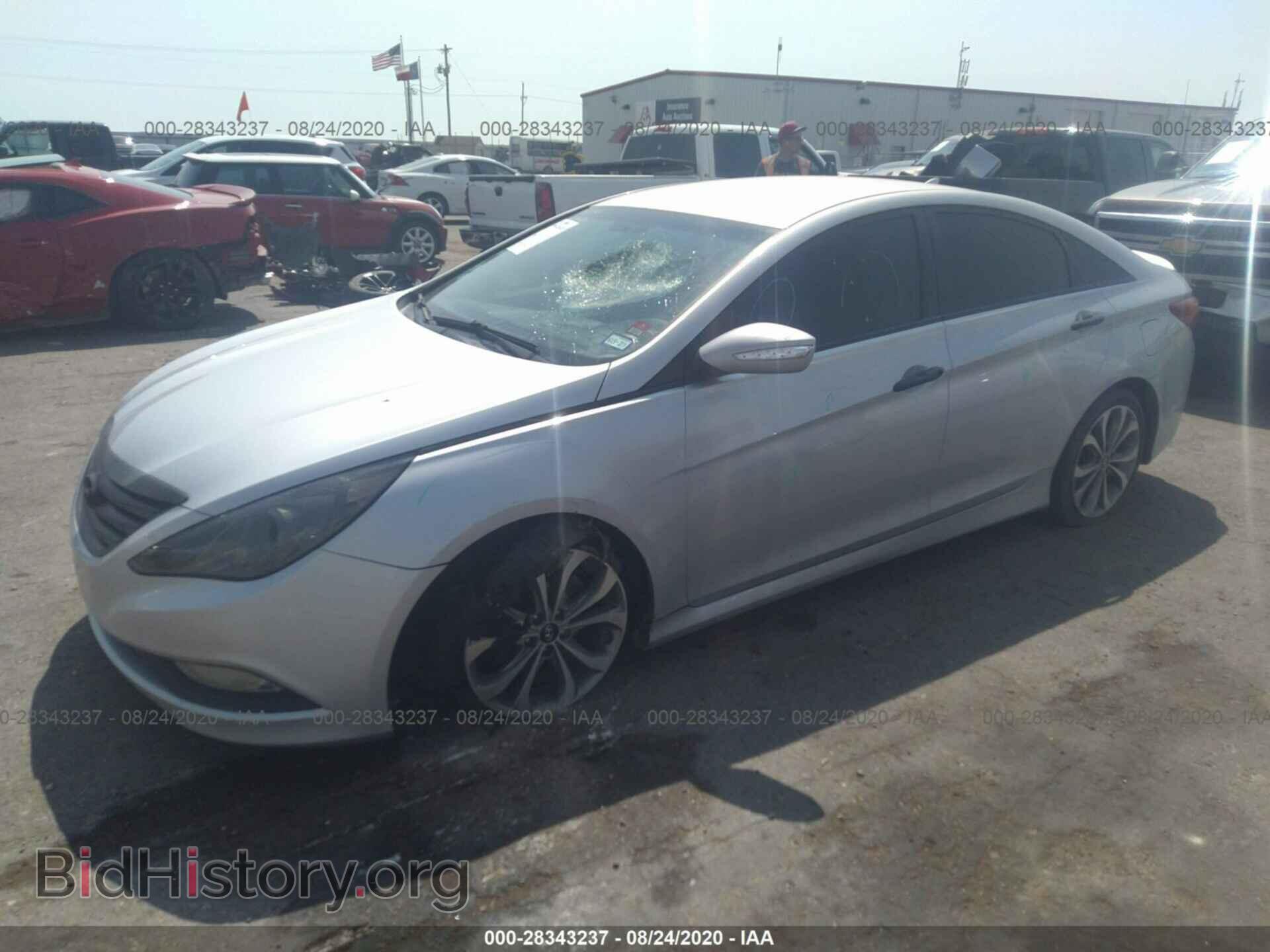 2014 HYUNDAI SONATA - VIN: 5NPEC4AB3EH835718 - Фото 2