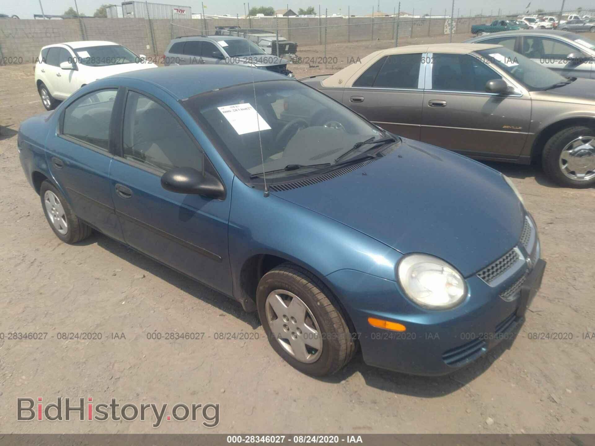 Фотография 1B3ES26C54D549660 - DODGE NEON 2004