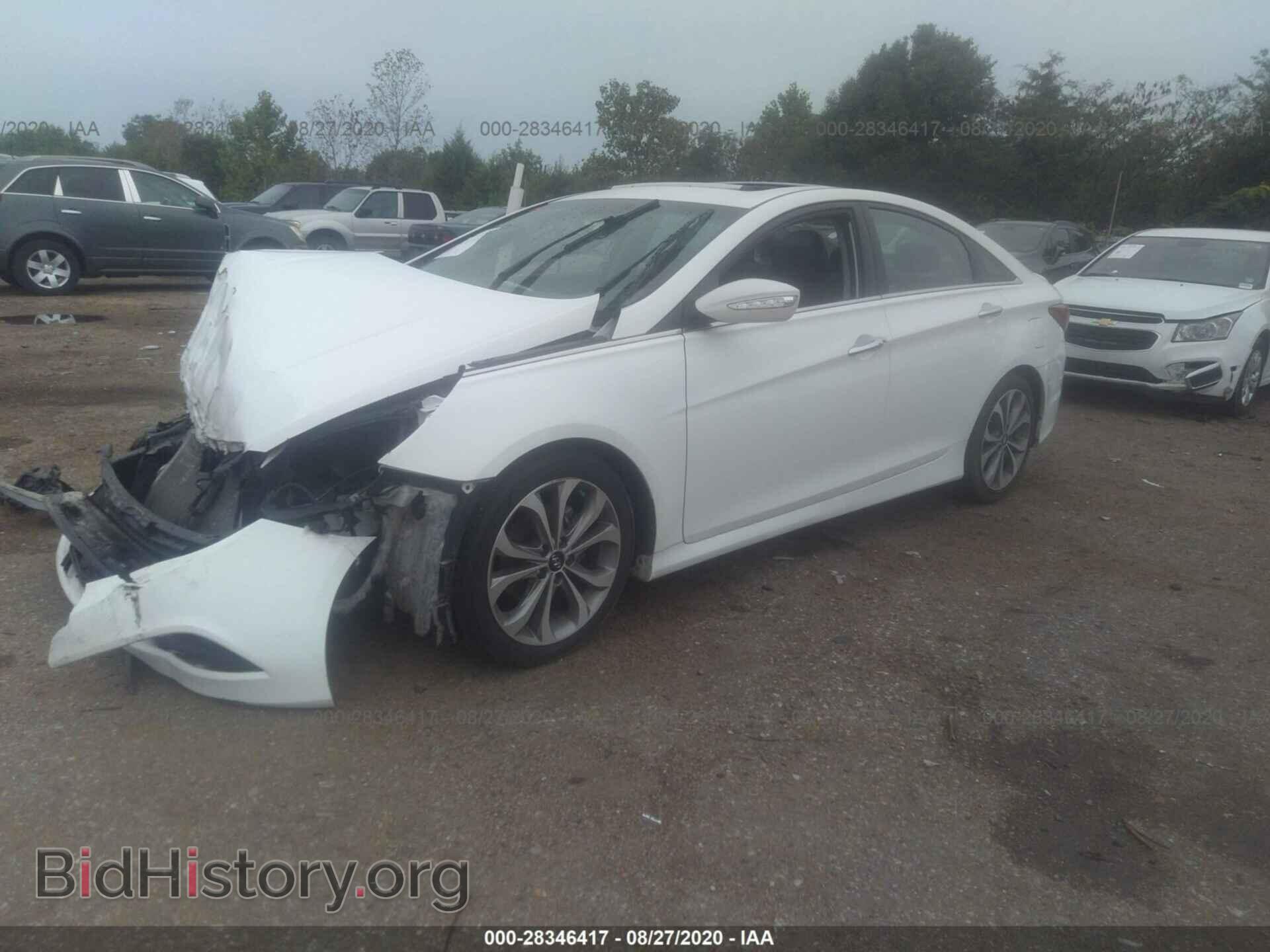 2014 HYUNDAI SONATA - VIN: 5NPEC4AC3EH845464 - Фото 2
