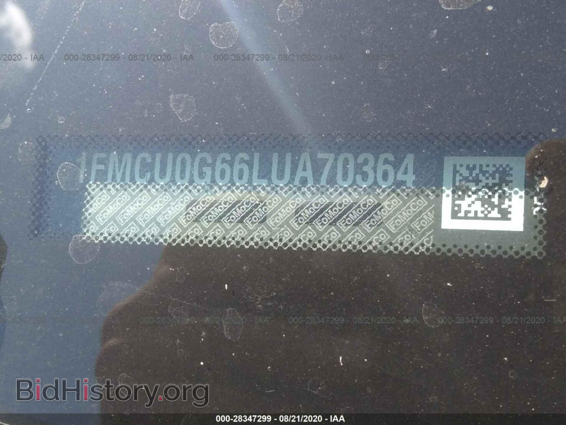 2020 FORD ESCAPE - VIN: 1FMCU0G66LUA70364 - Photo 9
